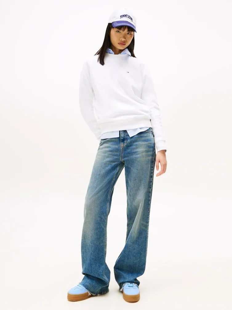 Tommy Jeans Bluza damska, Biały, M