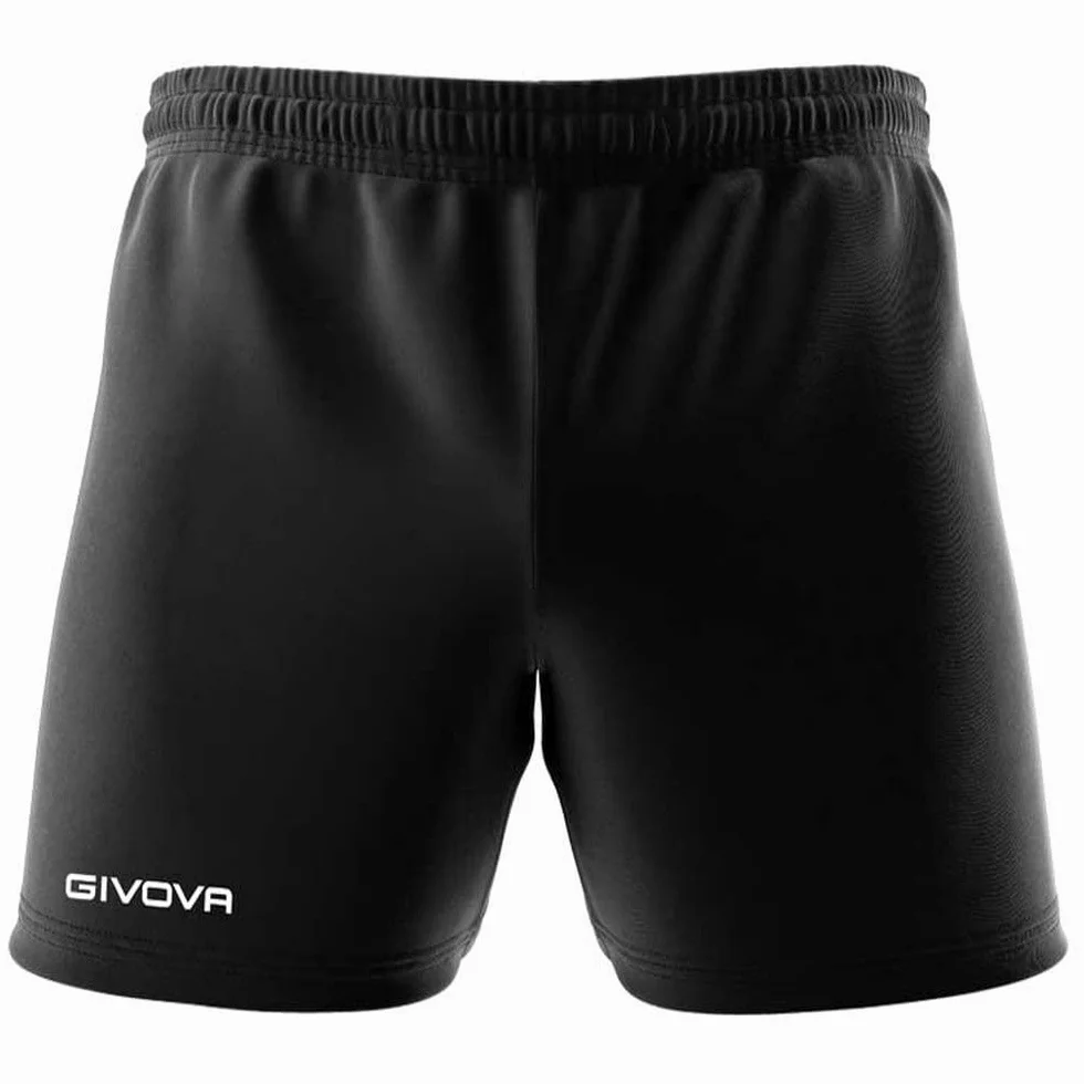 Givova Pole Interlock - Spodenki Campo Interlock, Czarny, 4XS Uniseks