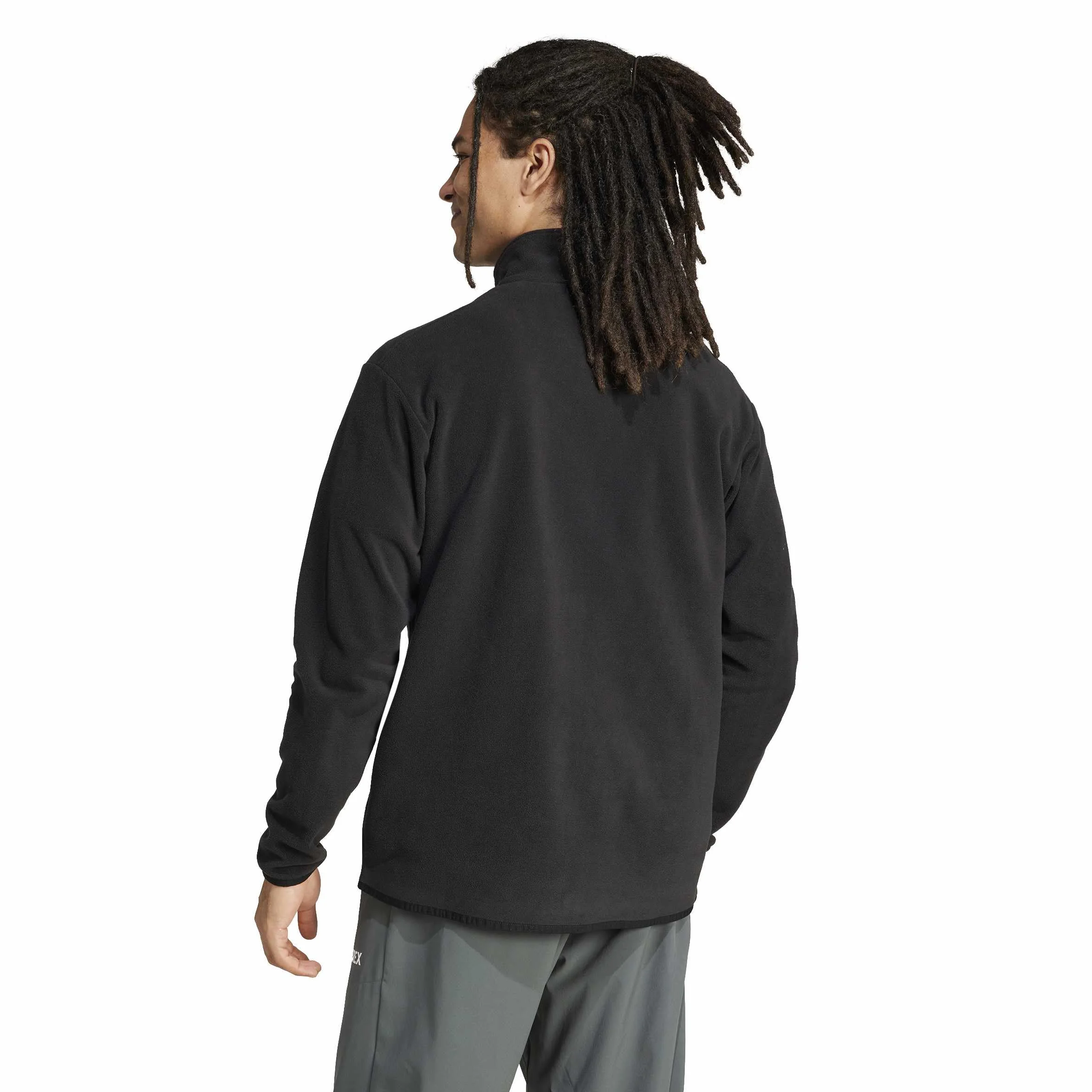 adidas Mężczyźni Terrex Multi Essentials Half Zip Fleece Jacket, black, XL