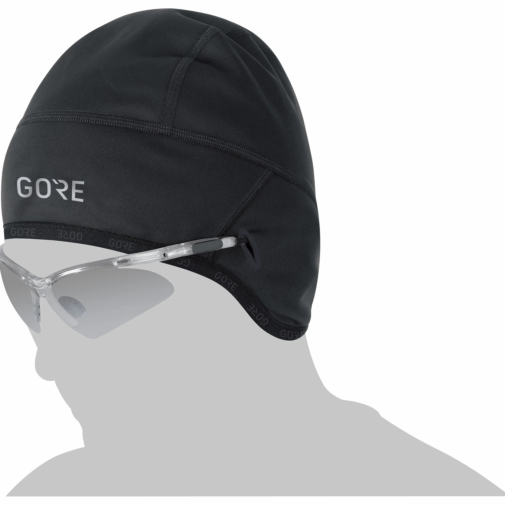 Gore Wear Akcesoria M Windstopper Thermo Czapka, Czarny, L