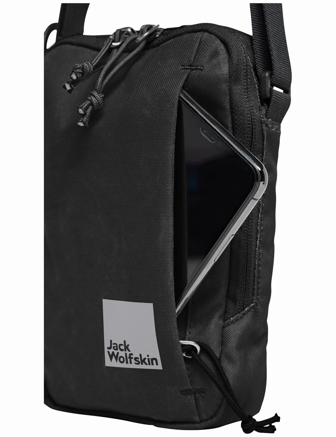 Jack Wolfskin Konya Bag męska torba na ramię, czarna, czarny