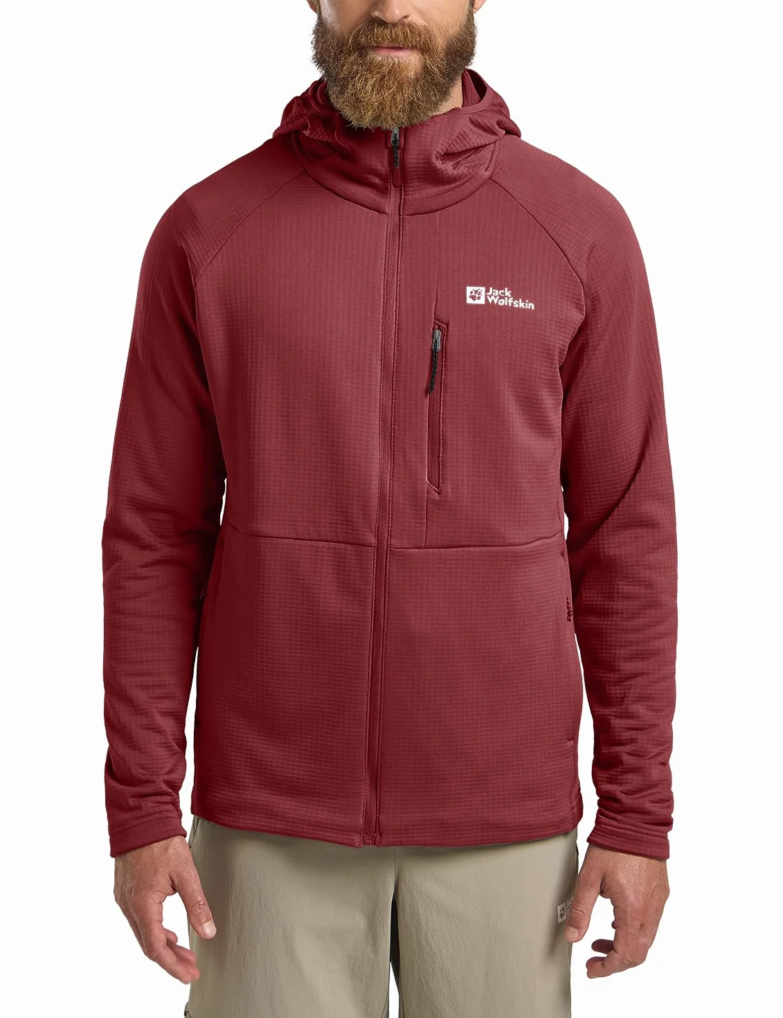 Jack Wolfskin KOLBENBERG bluza z kapturem FZ M