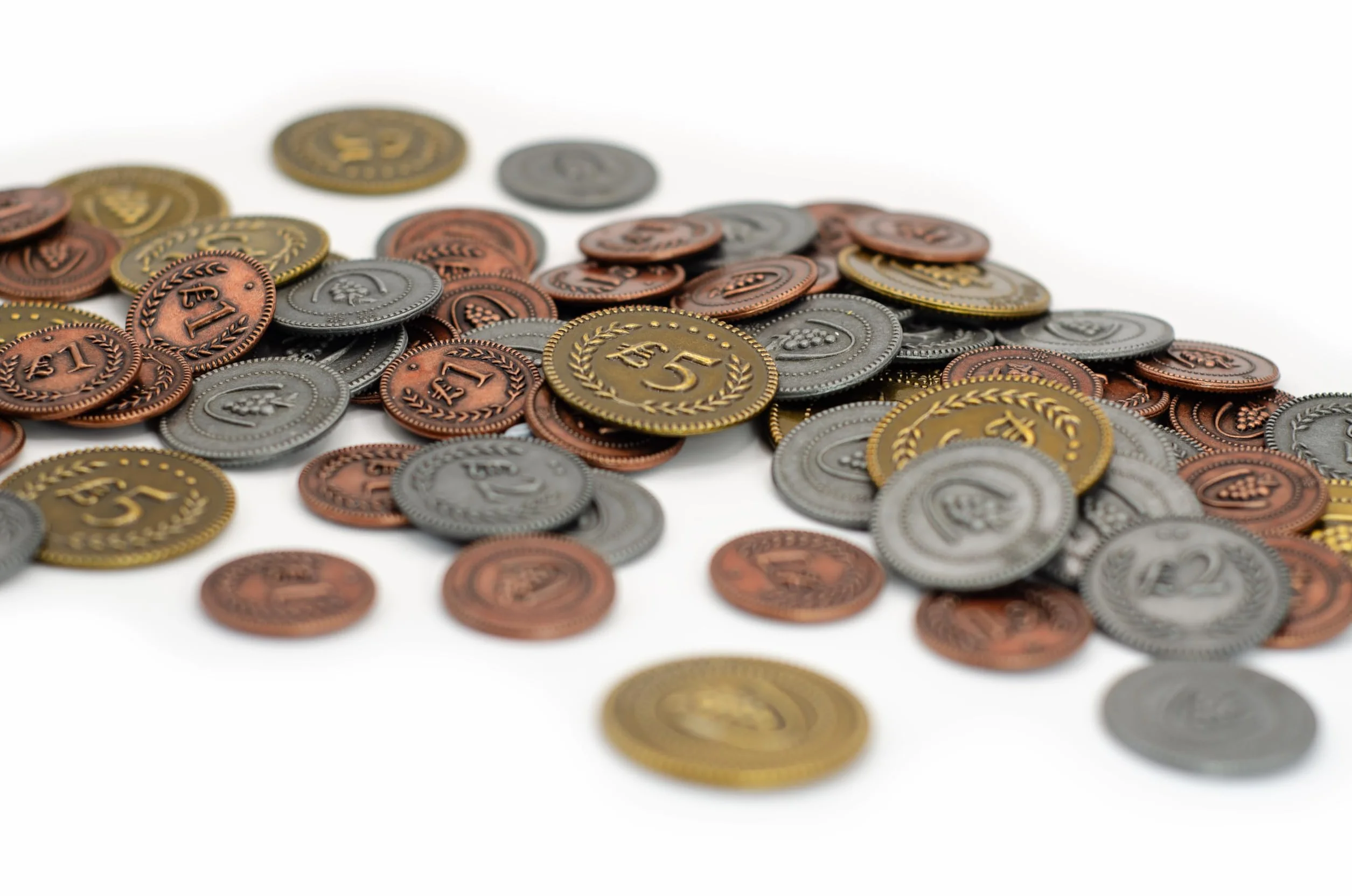 Stonemaier Games 304 - Viticulture Metal Lira Coins