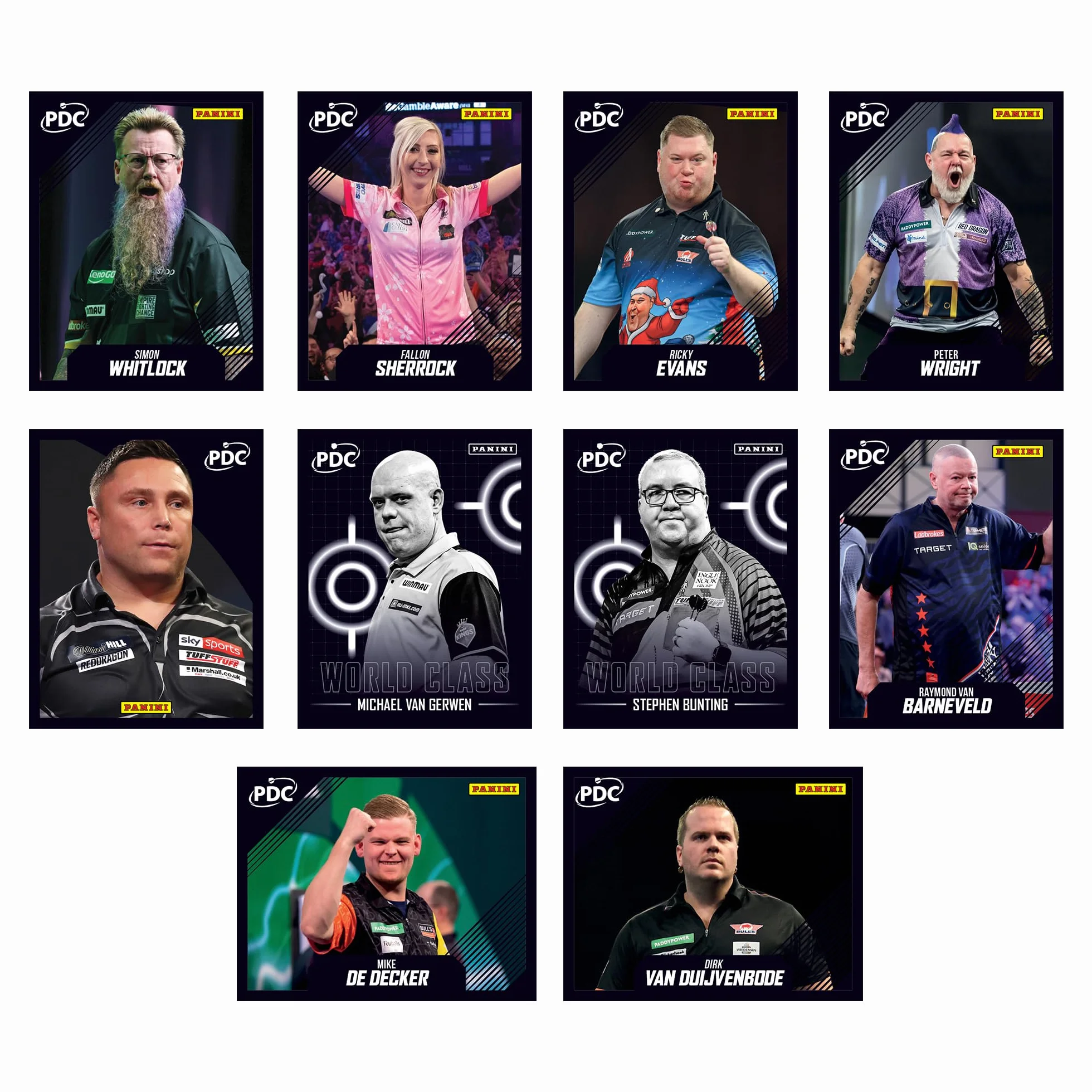 Kolekcja naklejek World Darts Championship - puszka kieszonkowa