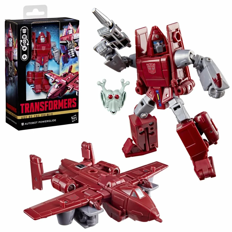 Autobot Powerglide z kolekcji Transformers: Age of the Primes, 11-centymetrowa przekształcająca się figurka klasy Deluxe, zabawkowe roboty dla dzieci w wieku od 8 lat
