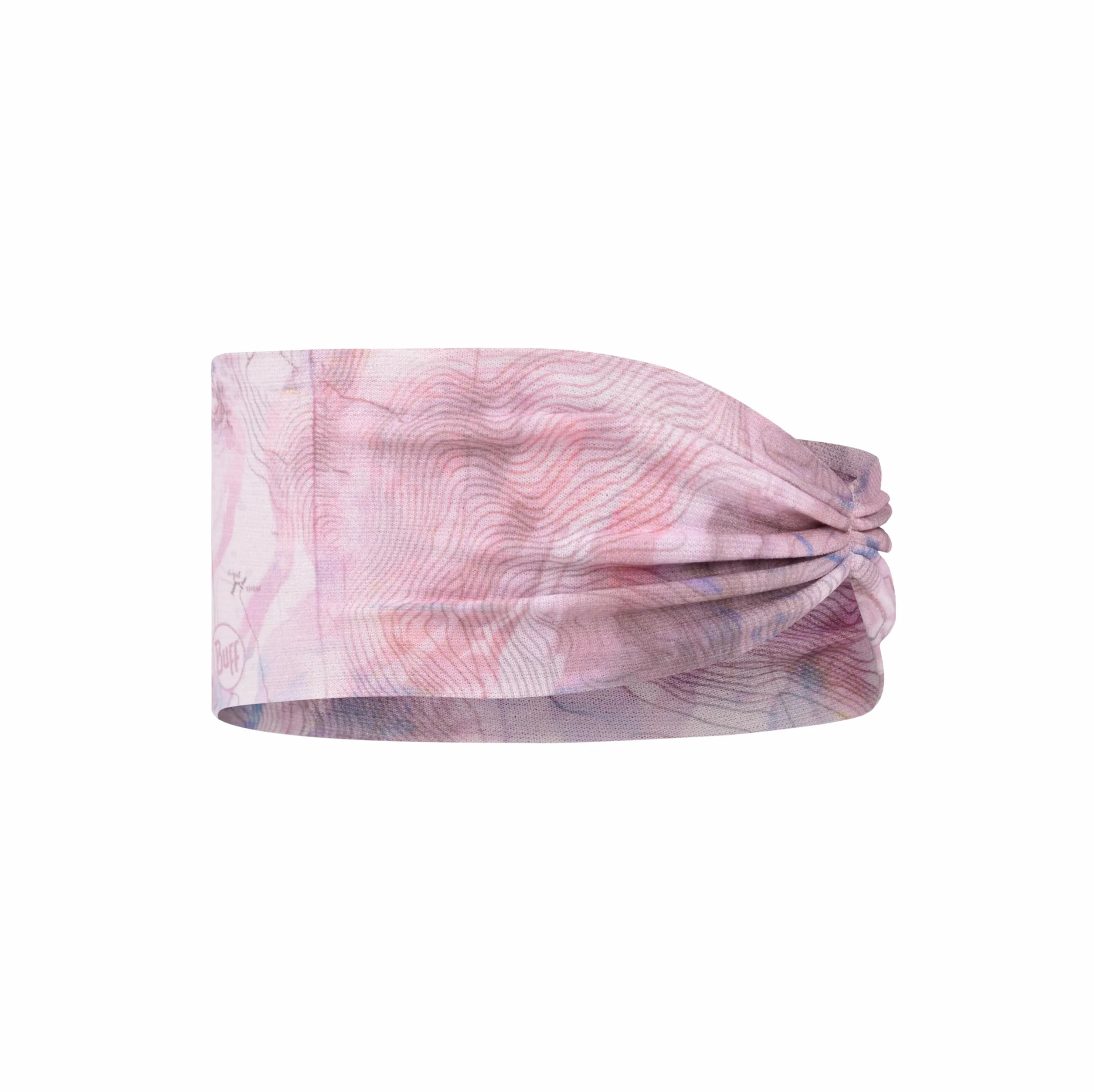 BUFF Opaska Coolnet UV Ellipse Wygodna, Ochrona Upf50, Sport, Elastyczna, Materiał z Recyklingu, Jakość, Reguluje Temperaturę One Size Różowy