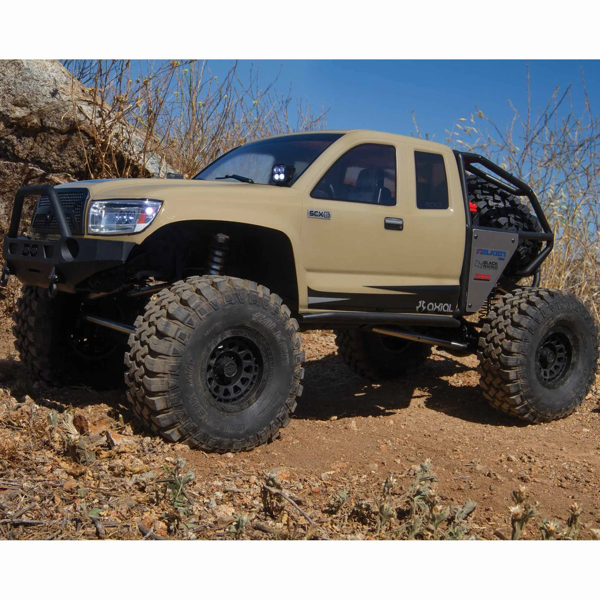 Axial RC Truck 1/6 SCX6 Trail Honcho 4WD RTR (nie zawiera baterii i ładowarki), piaskowy