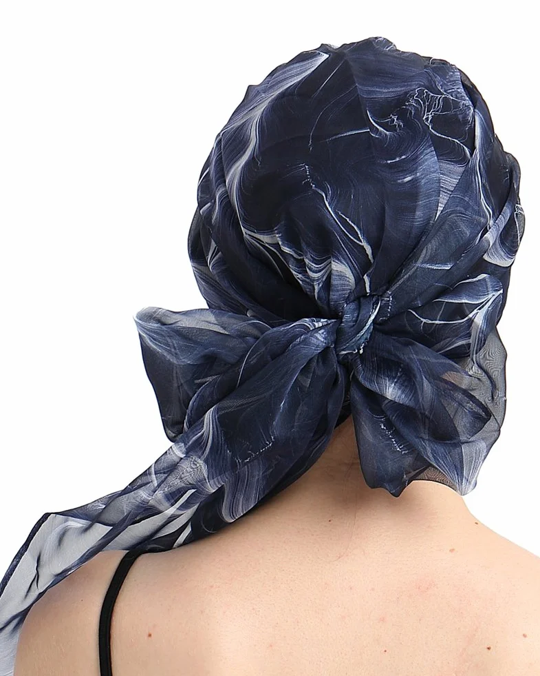 FocusCare chemo turban nakrycie głowy dla kobiet po chemioterapii chorych na raka, Flying Leather, jeden rozmiar