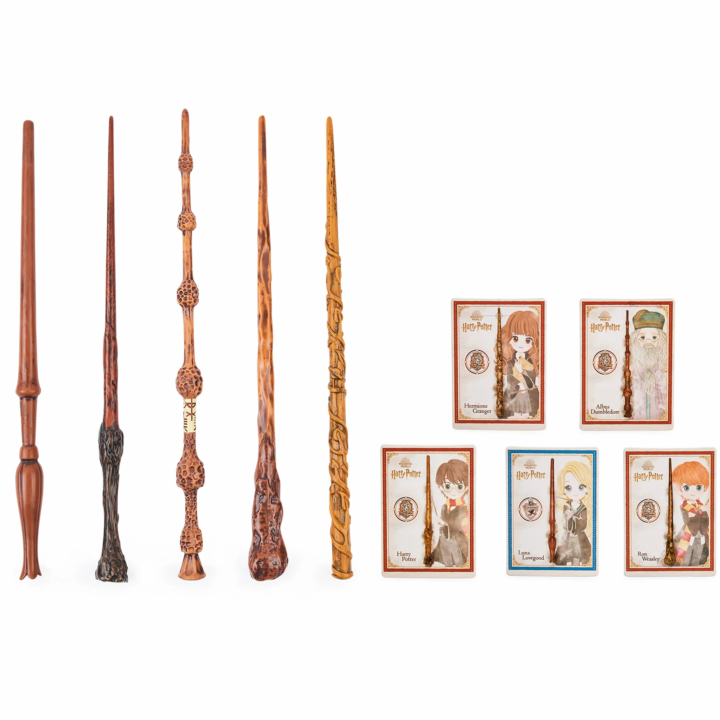 Official Wizarding World, Authentic 12-Inch Spellbinding Ginny Weasley Wand with Collectible Spell Card, Kids’ Harry Potter Fancy Dress Role Play Toys for Ages 6 and up