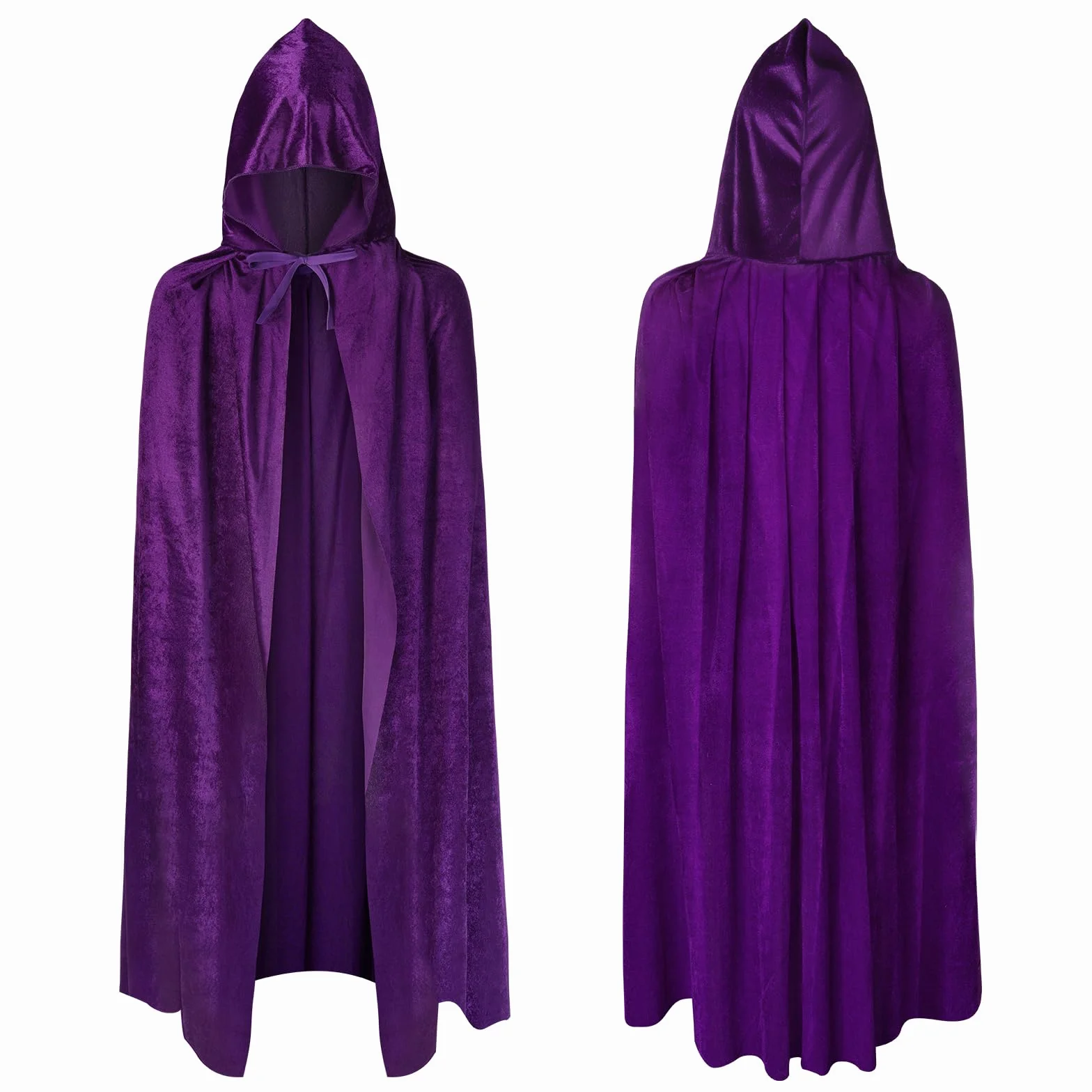 AOOWU Halloweenowa peleryna z kapturem, czarownica, akcesoria do cosplay, kostium dla dzieci, ponury żniwiarz, peleryna, długi płaszcz dla wampira, na Halloween, imprezę rodzinną, fantazyjny kostium,