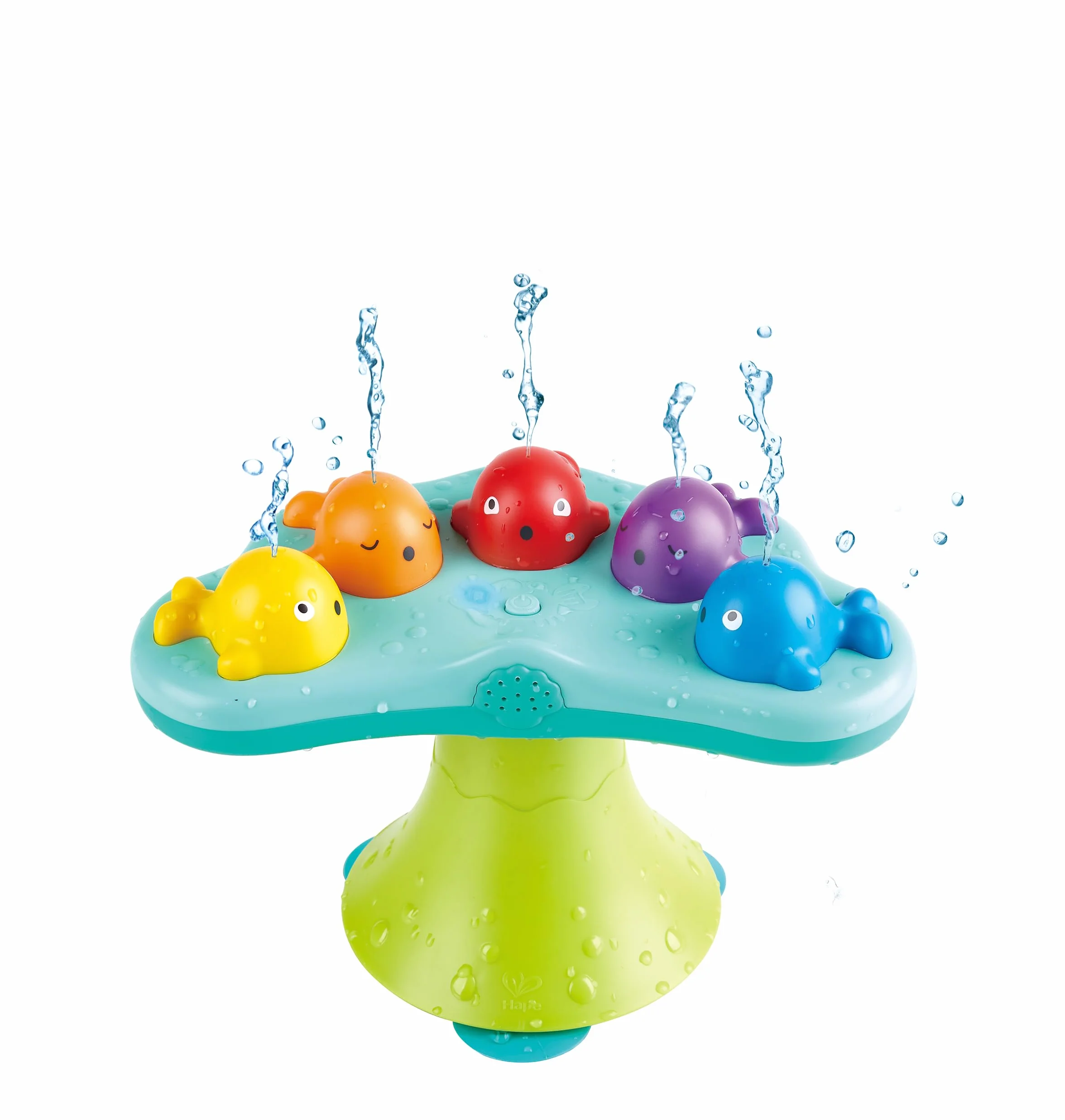 Hape Musical Whale Fountain Bath Toy,Multicolor,E0218