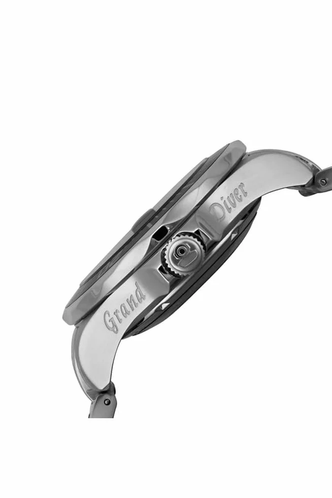 Invicta Grand Diver Męski zegarek automatyczny ze stali nierdzewnej - 47 mm