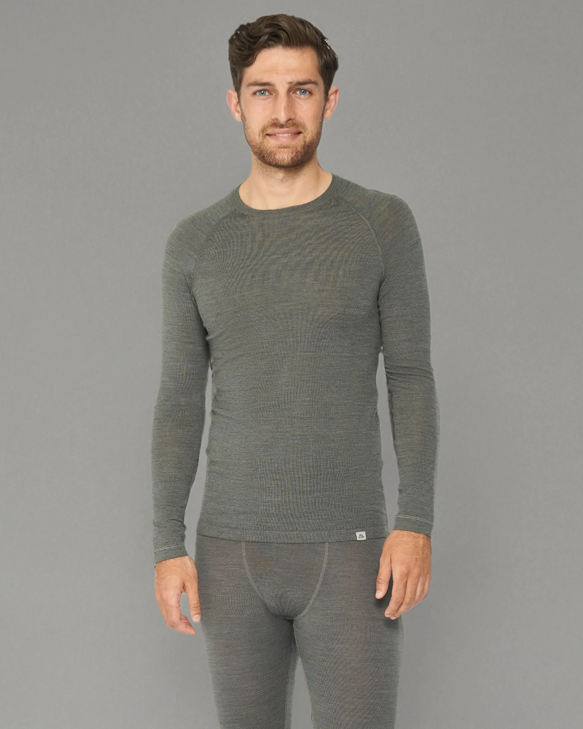 DANISH ENDURANCE Bielizna Merino Termoaktywna Męska, Koszulka Termiczna Męska, Długi Rękaw, Wełna Merino, z Zamkiem lub Bez Zamka