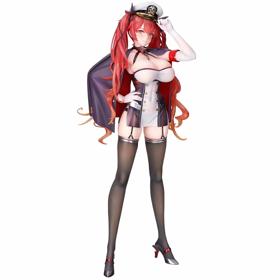 Figurka Azur Lane - 26 cm USS Figurka Postacie Anime Figurka PCW Model Kolekcjonerska Dekoracja Ozdoby Statuetka Rzemiosło