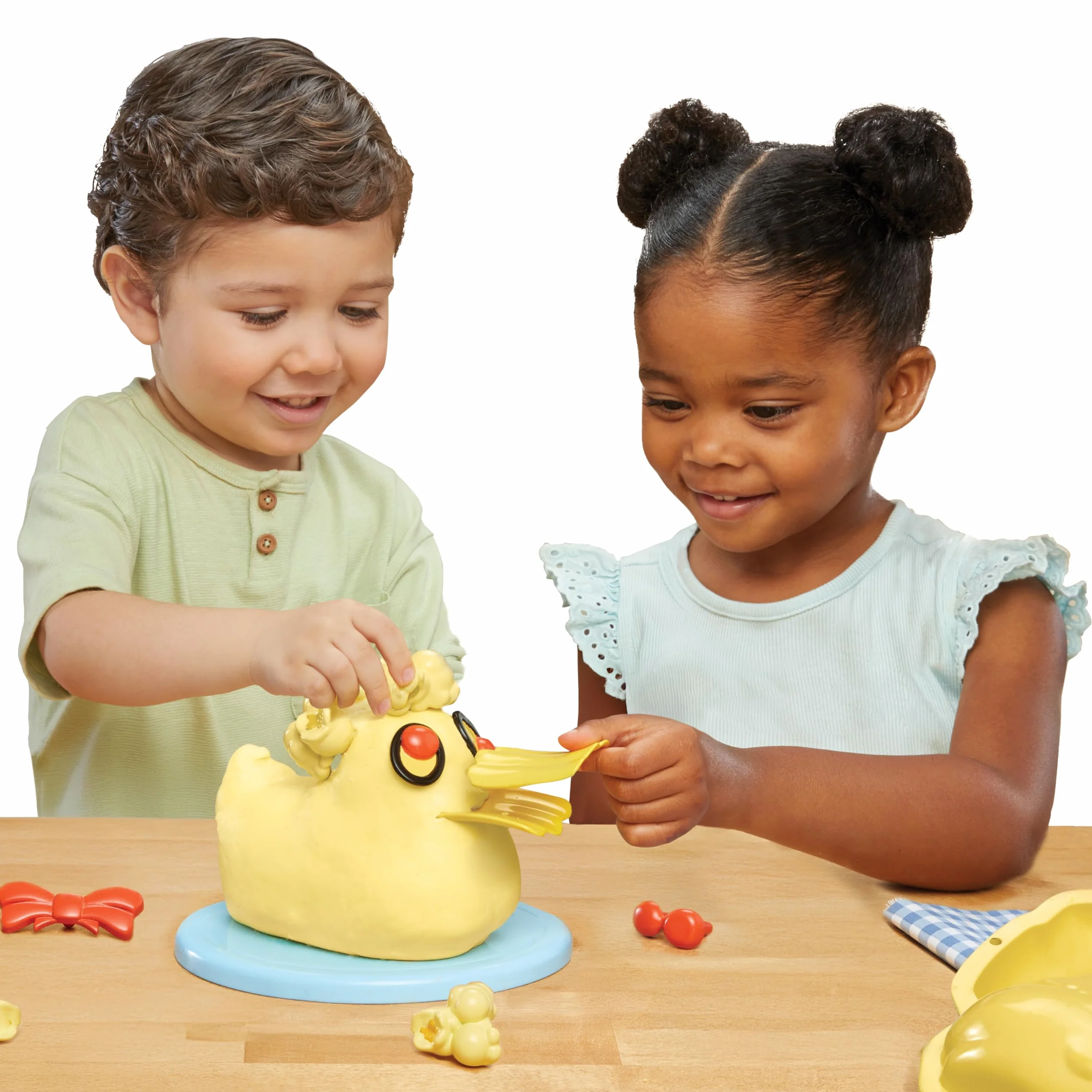 Little Tikes Creative Chefs Bluey Duck Cake Kit – Zestaw do Zabawy w Gotowanie z Masą Make It Mix i 15 Realistycznymi Akcesoriami, NIEJADALNY, Odpowiedni dla Dziewczynek i Chłopców od 3 Roku Życia