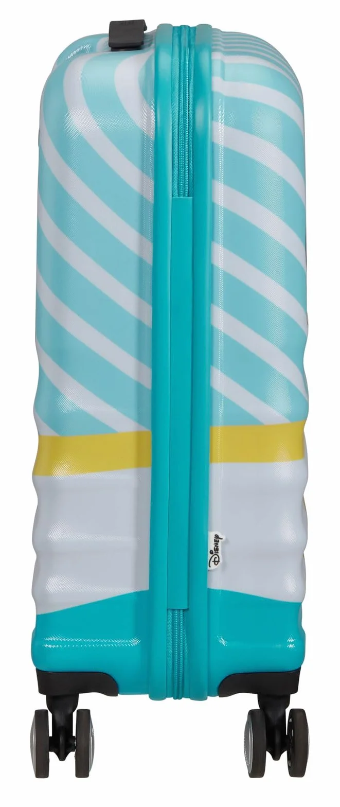 American Tourister Wavebreaker Disney - Walizka Kabinowa 55x40x20 cm, Walizka Twarda, Trolley Kabinowy dla Ryanair & Wiekszosci Linii Lotniczych - Mickey Blue Kiss