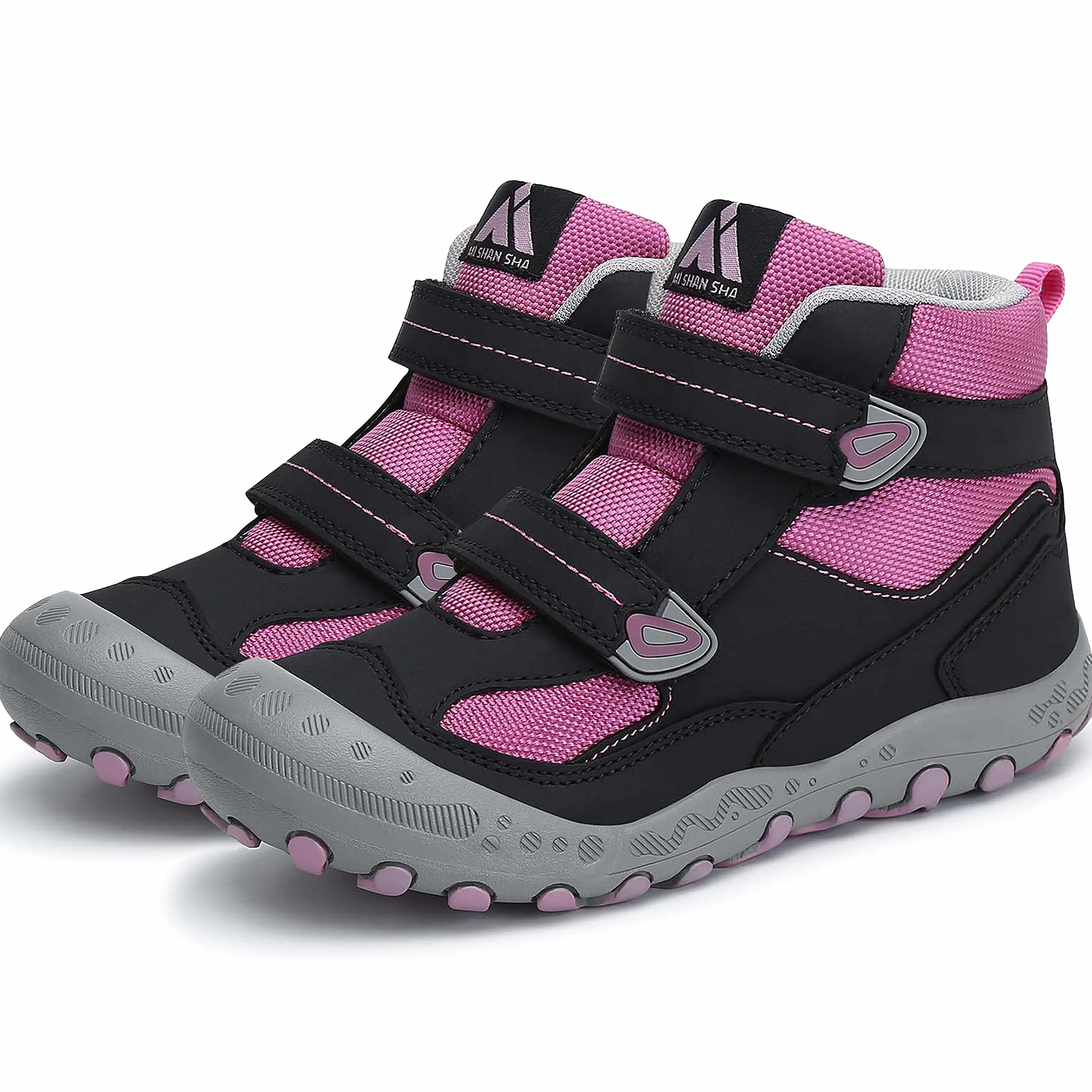 Mishansha Dziecięce buty trekkingowe, antypoślizgowe, lekkie buty trekkingowe dla chłopców i dziewczynek, rozm. 24-38, Dzieci fioletowy, 25 EU