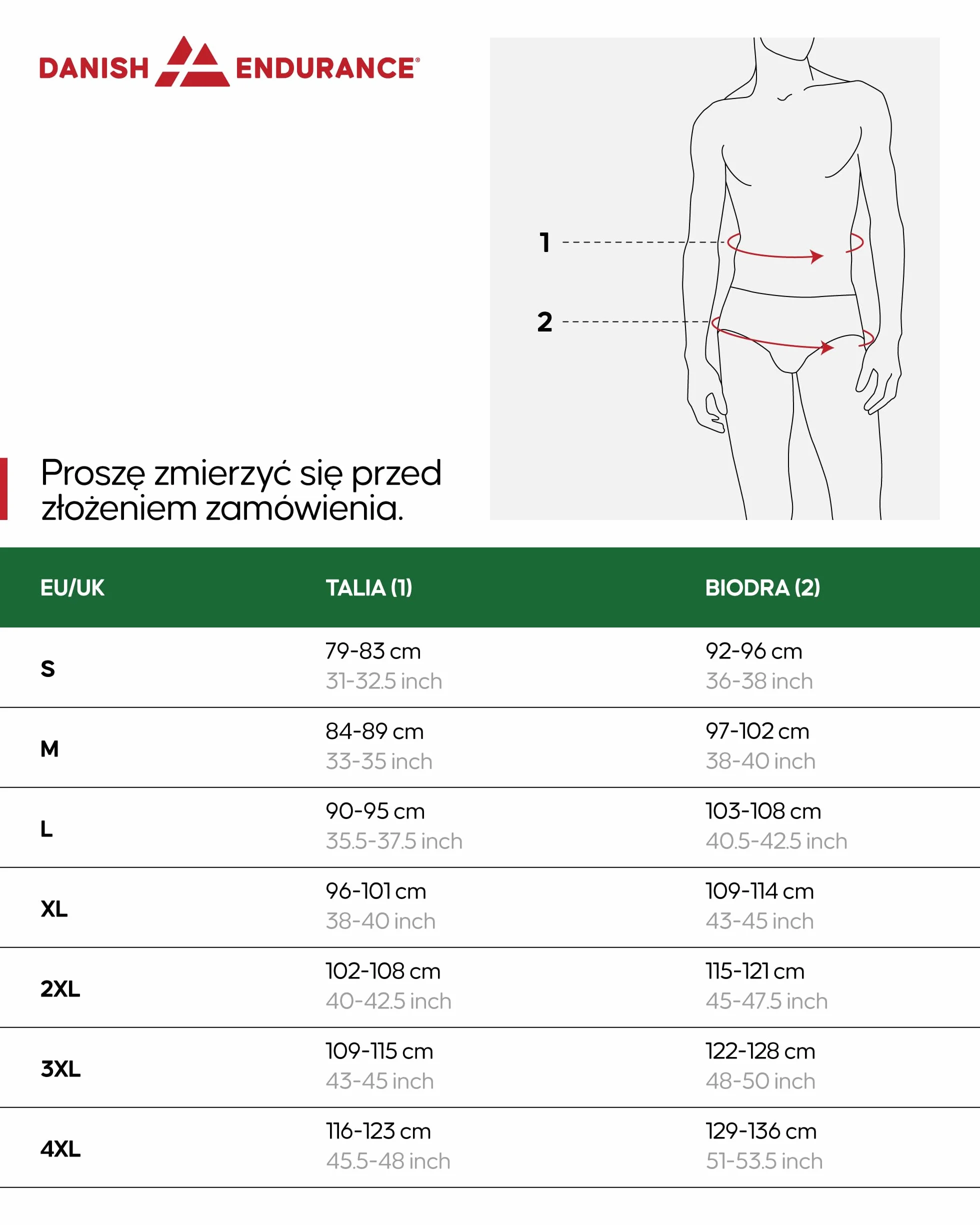 DANISH ENDURANCE Bambusowe Bokserki Męskie, Bielizna Premium, Klasyczne Majtki, 6-PACK