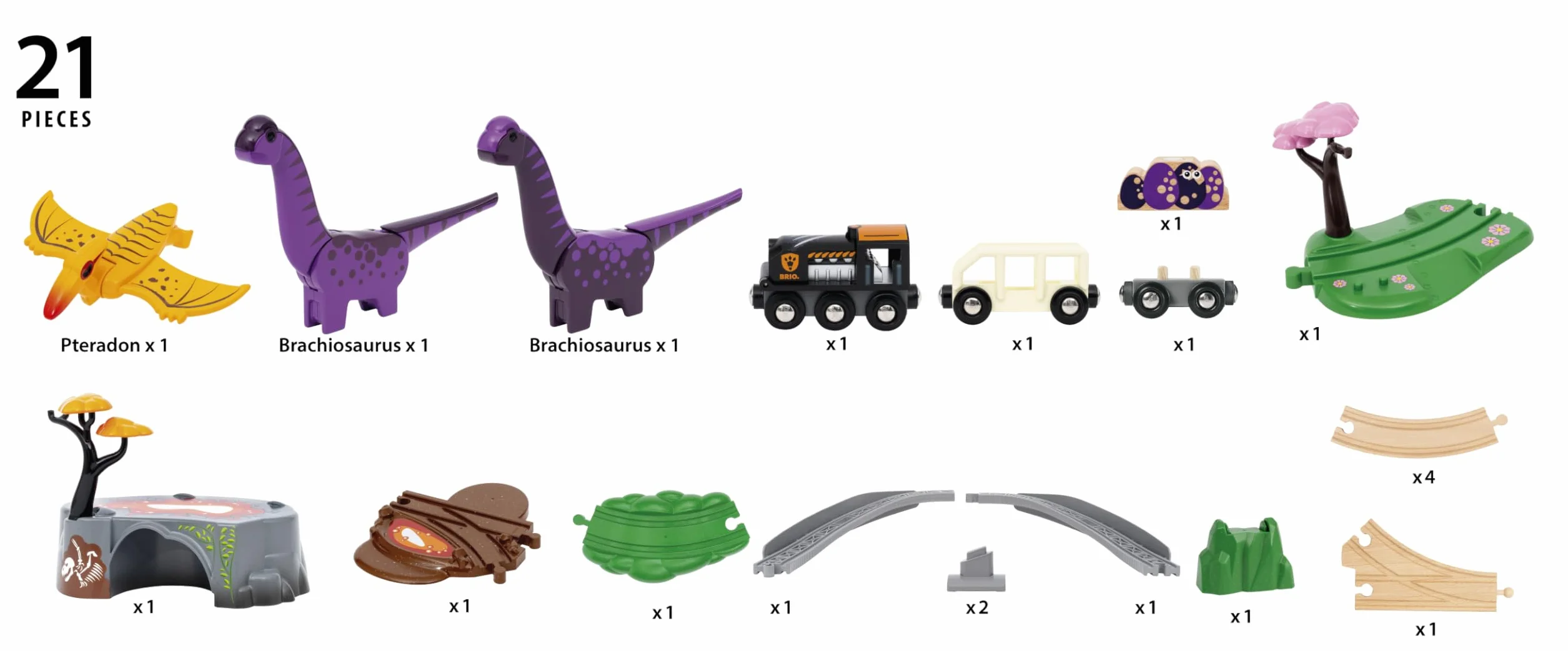 BRIO World - Dinosaurier Abenteuer-Set