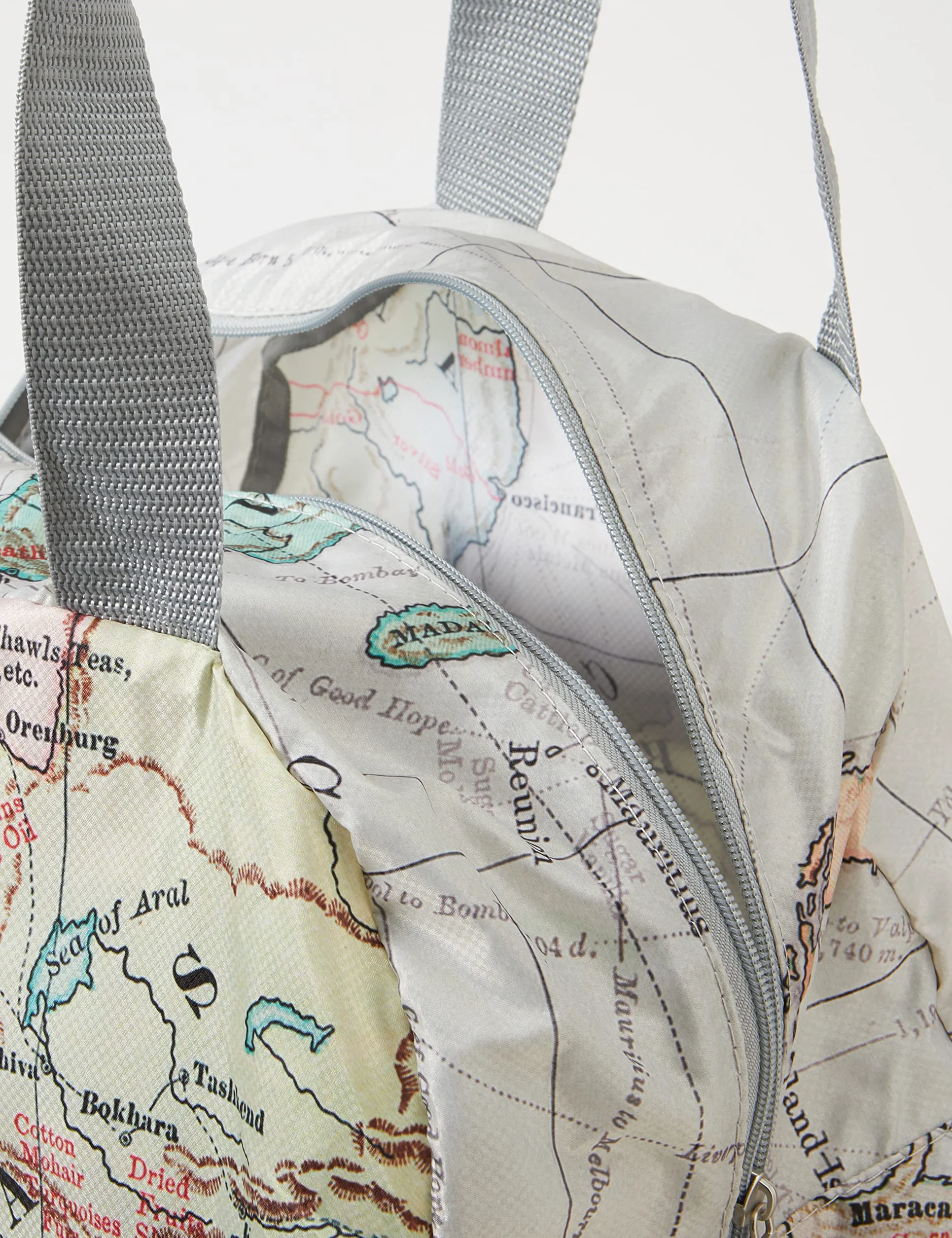Legami Składana torba podróżna, wielokolorowa mapa, jeden rozmiar, Mapa, Taille unique, Mapa