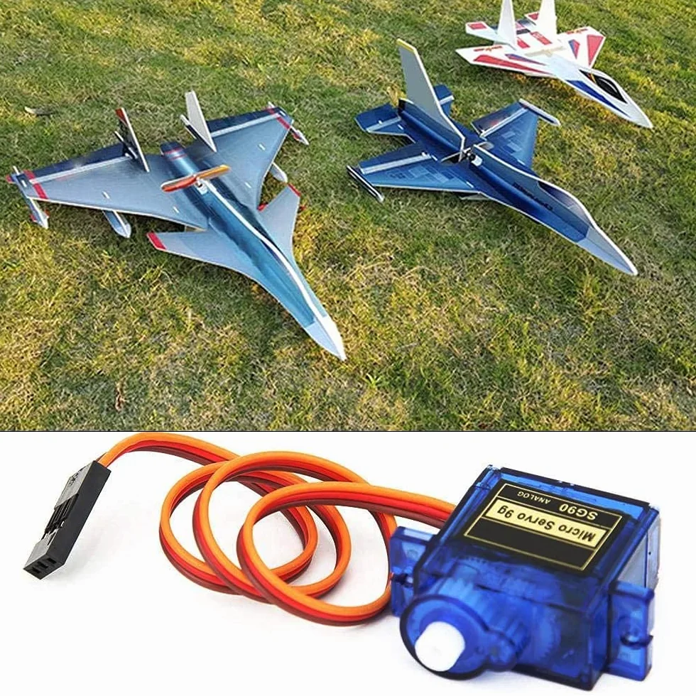 MMOBIEL 10 PCS. SG90 9G Zestaw mikro-posługowy dla dronu/samochodu/samolotu/helikoptera/pojazdów/robotów/Kompatybilny z projektami Arduino i Raspberry Pi i 3 ramiona serwo