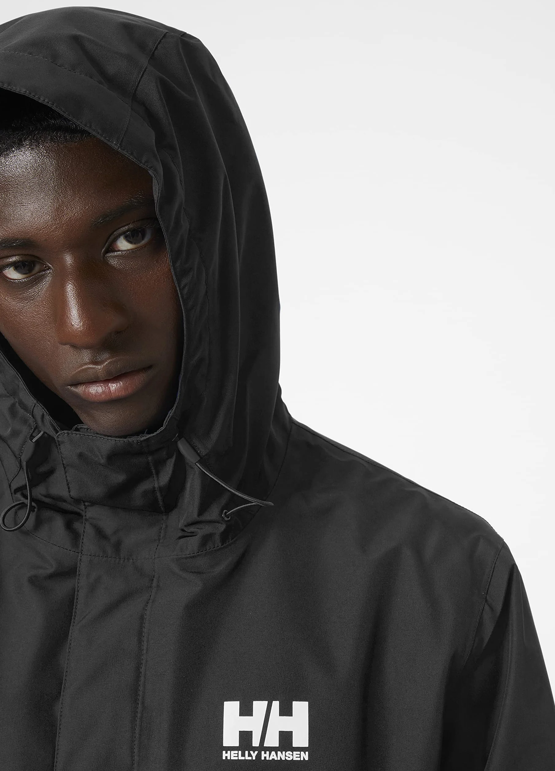 Helly-Hansen Mężczyźni Seven J Jacket Kurtka Przeciwdeszczowa, Czarny, L