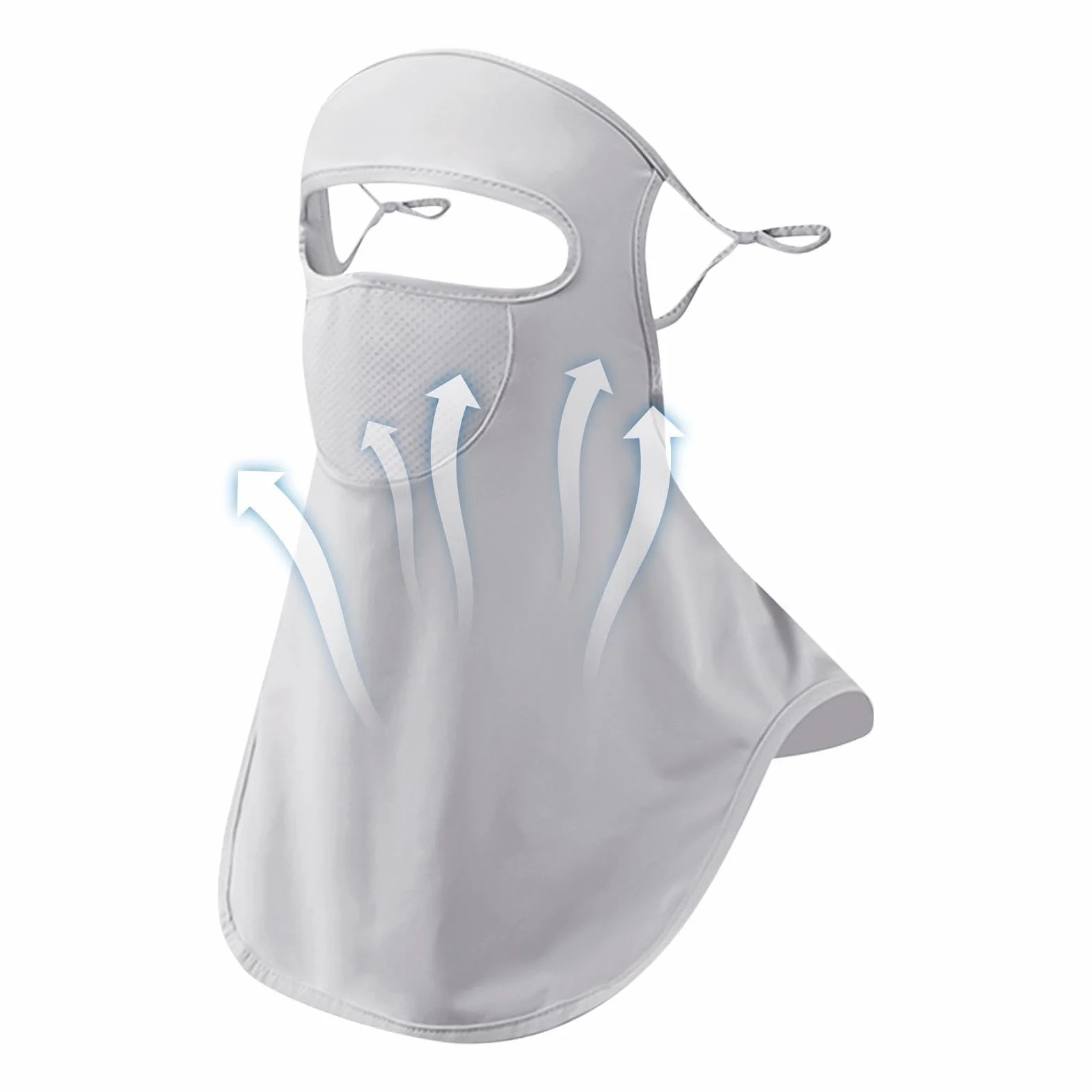 Pologmase - Kominiarki cza?o twarz,Ochraniacze szyj? UPF 50 Ice Silk Head Cover - Pe? os?ona twarzy kominiarki, pe? os?ona g?owy chod?ca s?o?ca, os?ona twarzy w?dkarskiej chodzenie