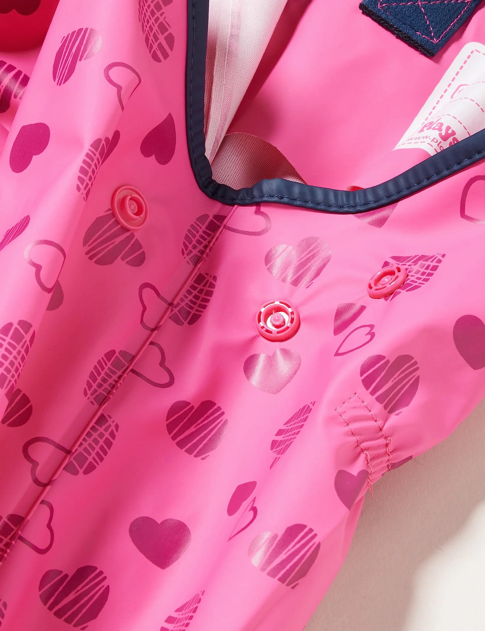 Playshoes Regenlatzhose Mit Herzchen - Wiatro- i wodoodporne spodnie przeciwdeszczowe Uniseks - dzieci