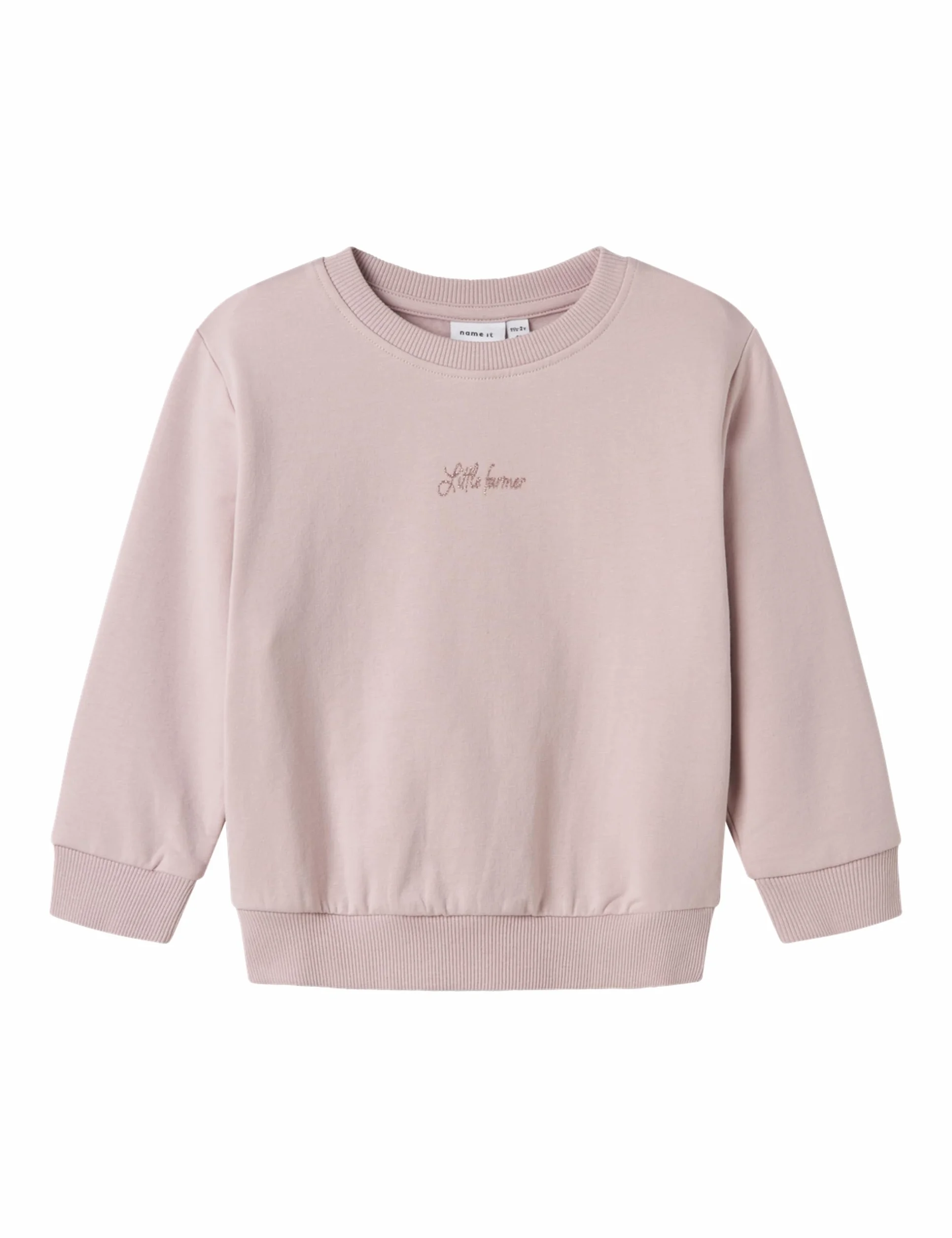 NAME IT Dziewczęca Nmflaise Nreg Sweat Bru, Lilac Burnished, 98