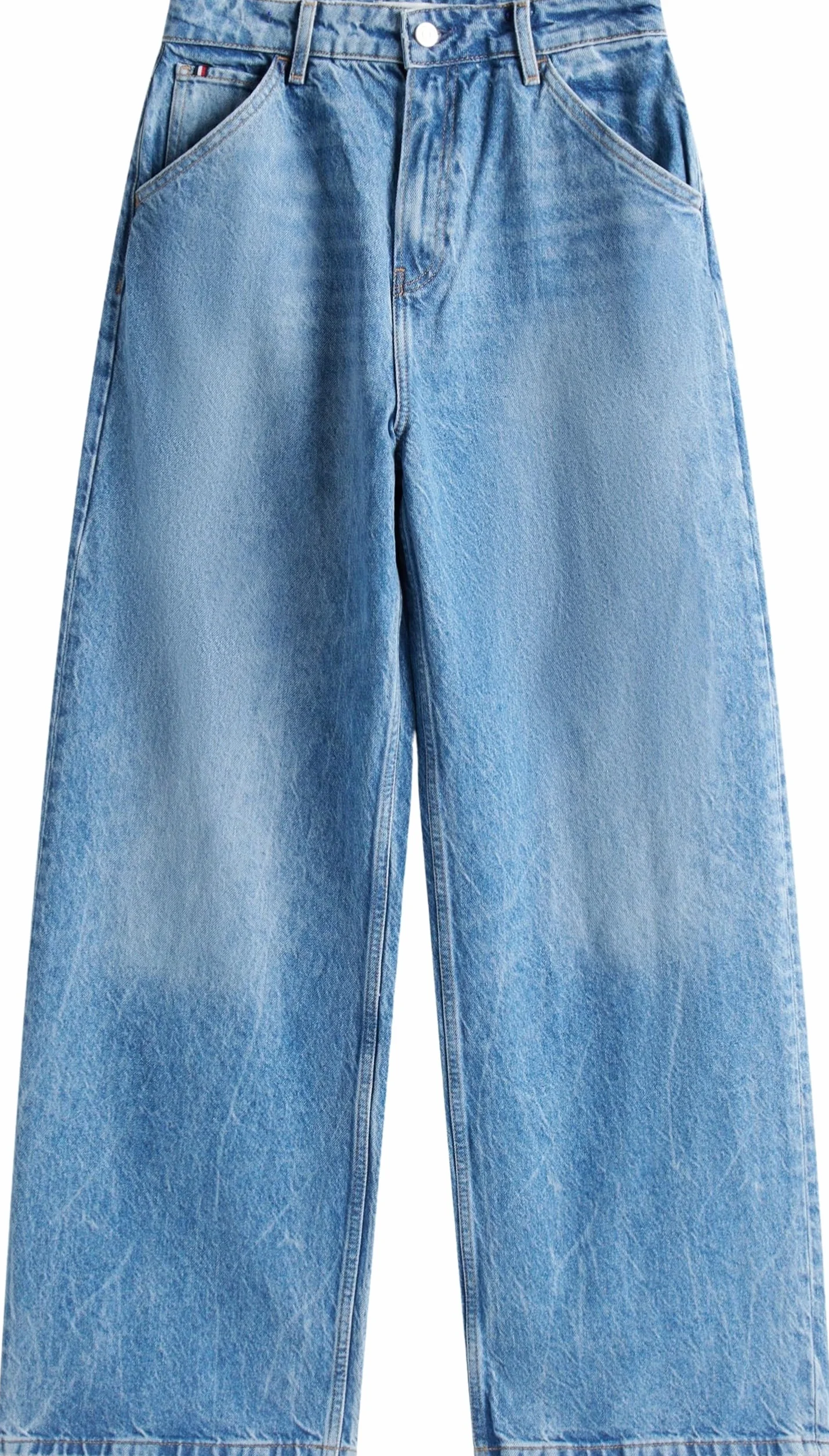 Tommy Hilfiger Loose Wide Leg Rw Ali Ww0ww46792 - Luźne szerokie nogawki RW ALI WW0WW46792 Kobiety