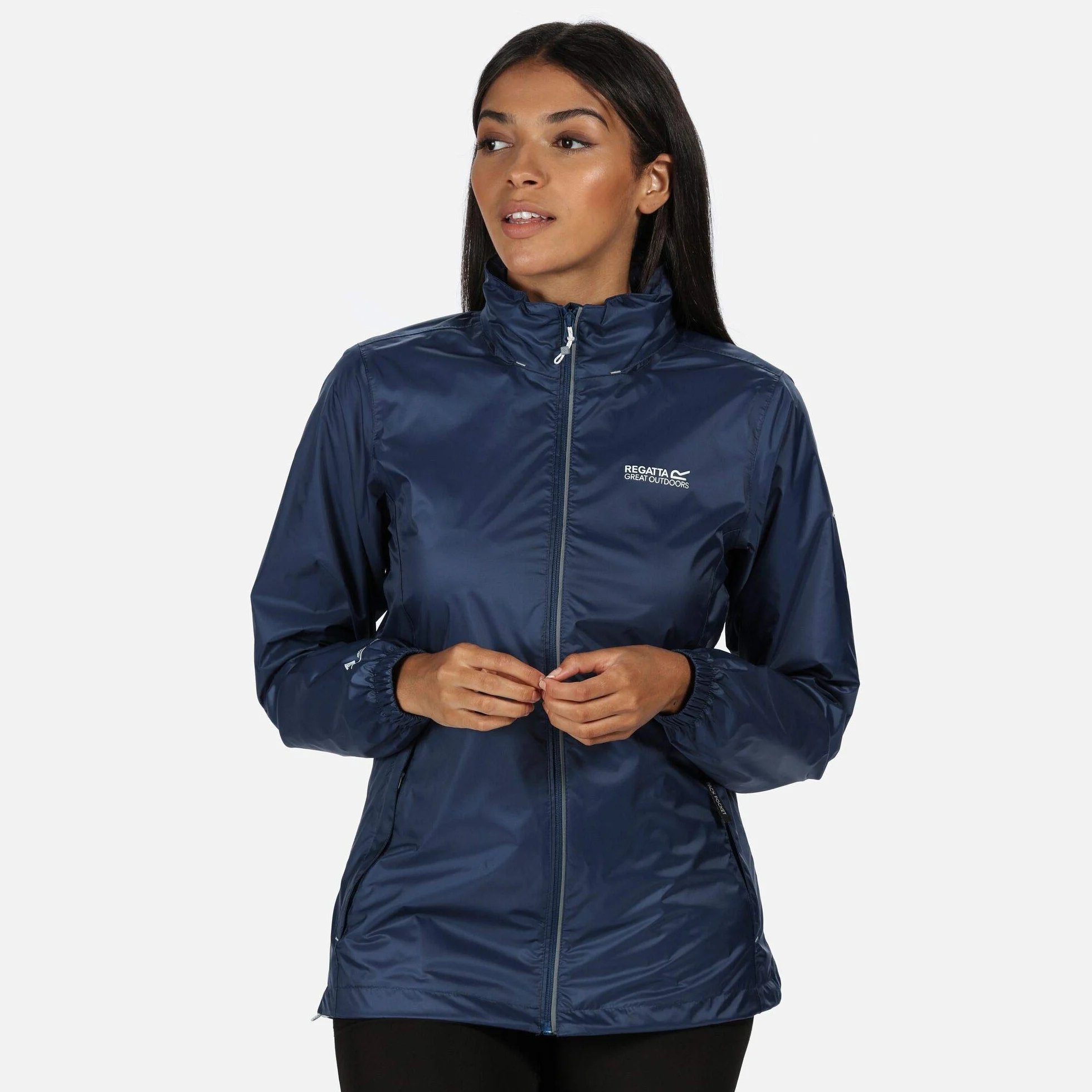 Regatta Kurtki wodoszczelne damski Corinne IV' Lightweight Packaway Breathable Taped Seams Mesh Lined