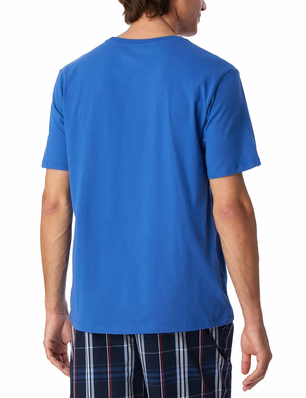Schiesser Góra od pidżamy Mężczyźni Schlafshirt Rundhals