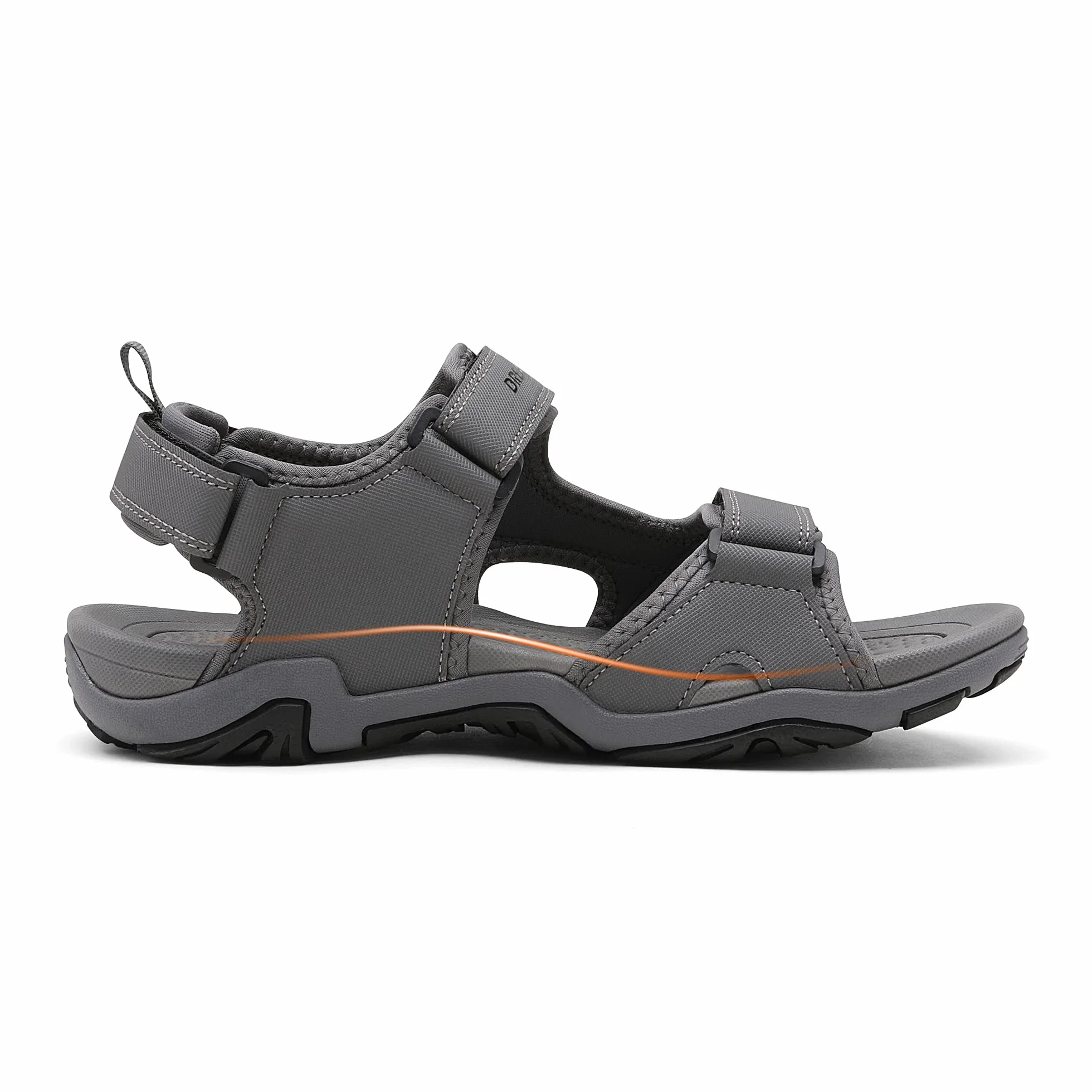 DREAM PAIRS Męskie sandały, wędrówki, do wody, na plażę, do uprawiania sportu, na zewnątrz, sportowe wsparcie łuku, letnie sandały