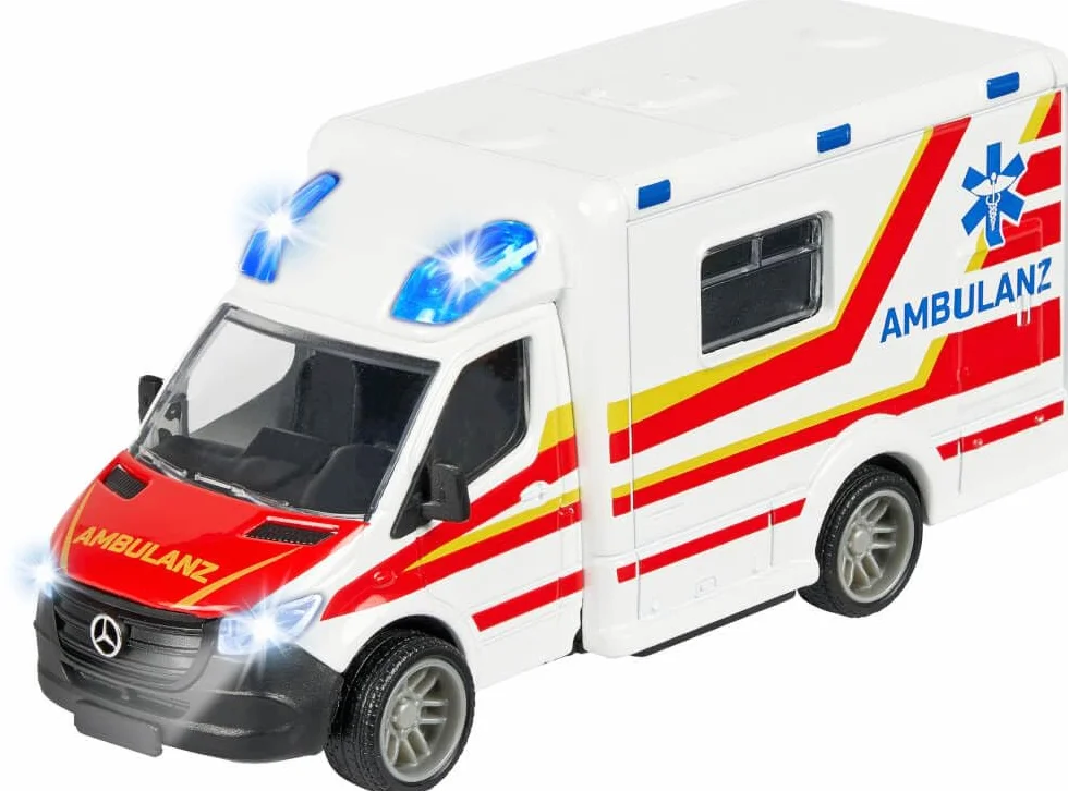 Majorette 213712001 Grand Series City Mercedes-Benz Sprinter Ambulance Die-Cast, jeden rozmiar