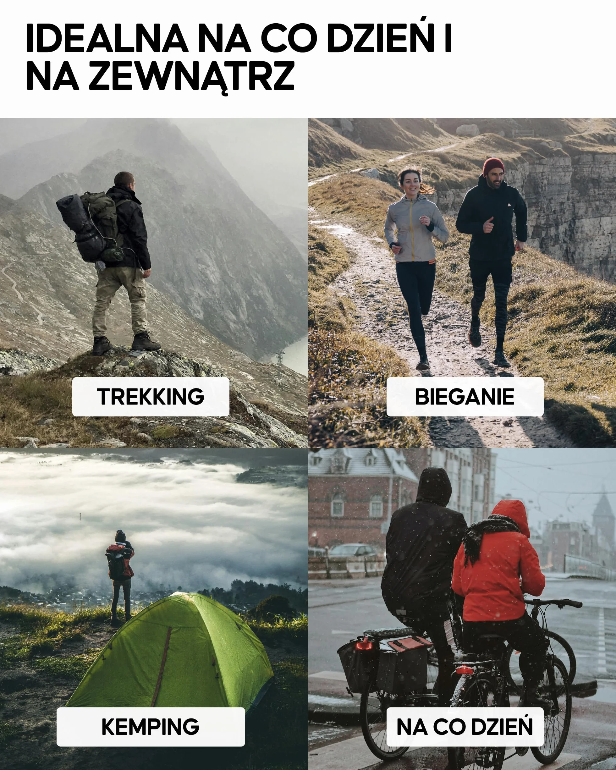 DANISH ENDURANCE Czapka Beanie, Czapka Ciepła Męska i Damska, z Recyklingu, na Jesienno-Zimowy Sezon, Klasyczna, Uniseks
