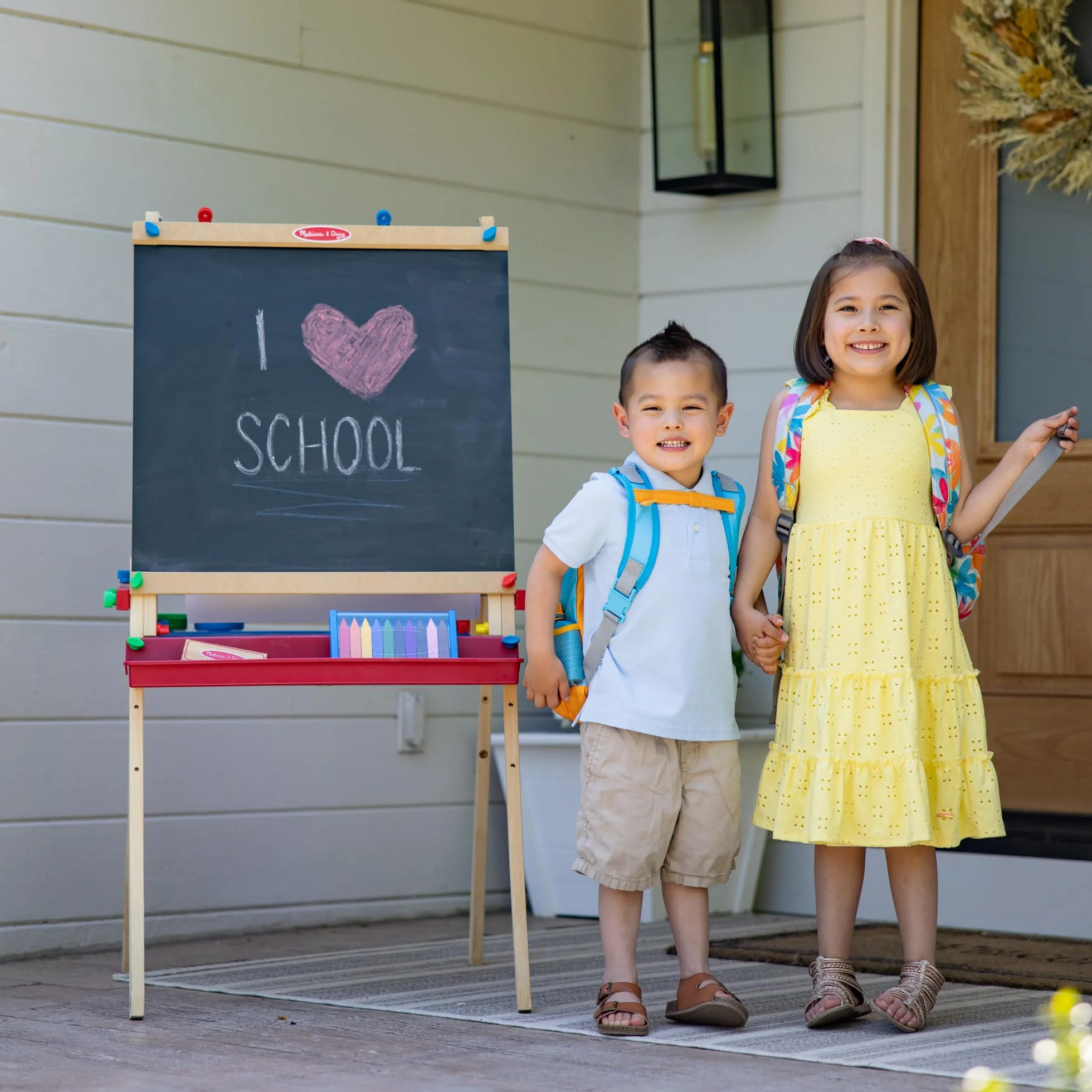 Melissa & Doug Luksusowa Stojąca Sztaluga Sztuka i Rzemiosło 3+