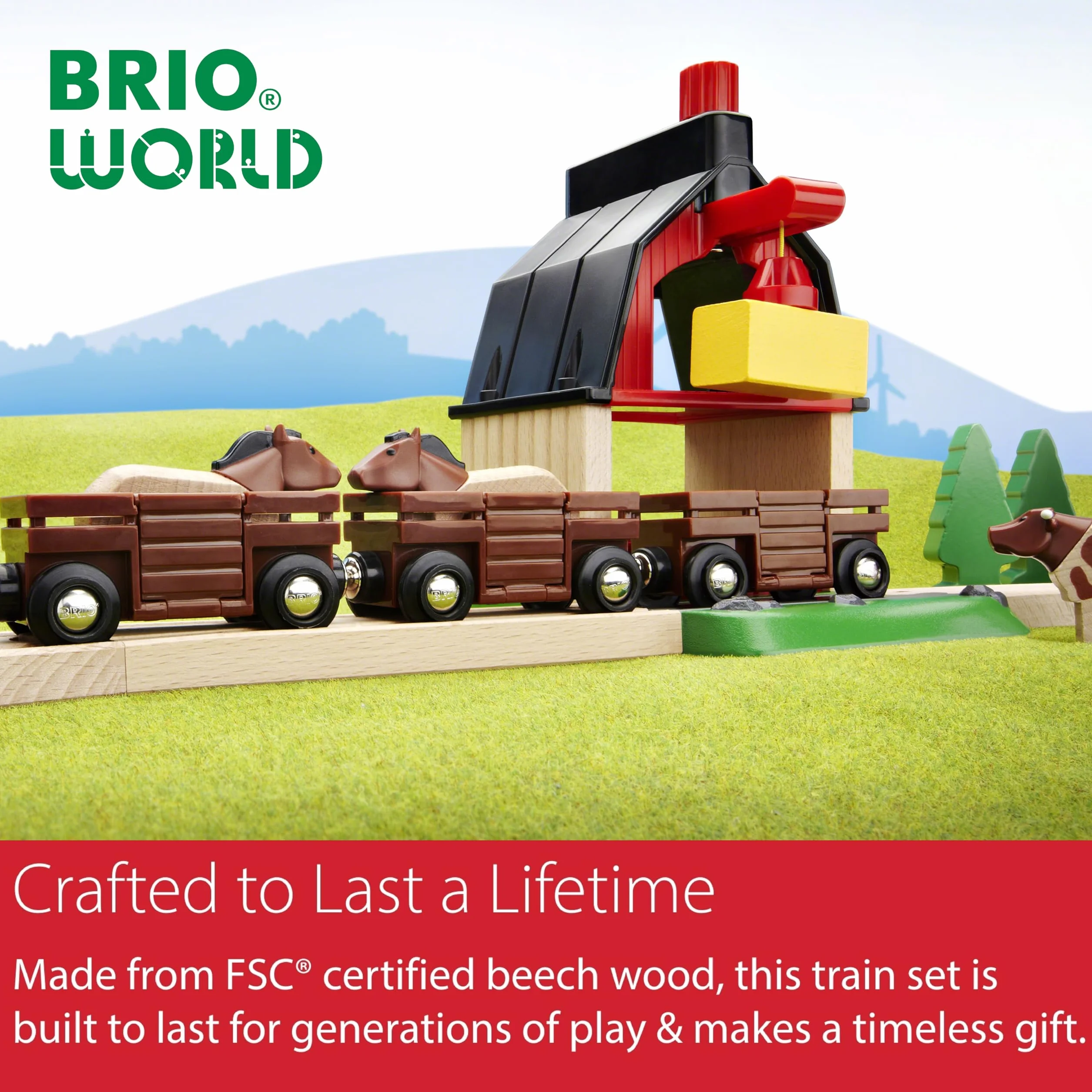 BRIO World - Bauernhof-Zug