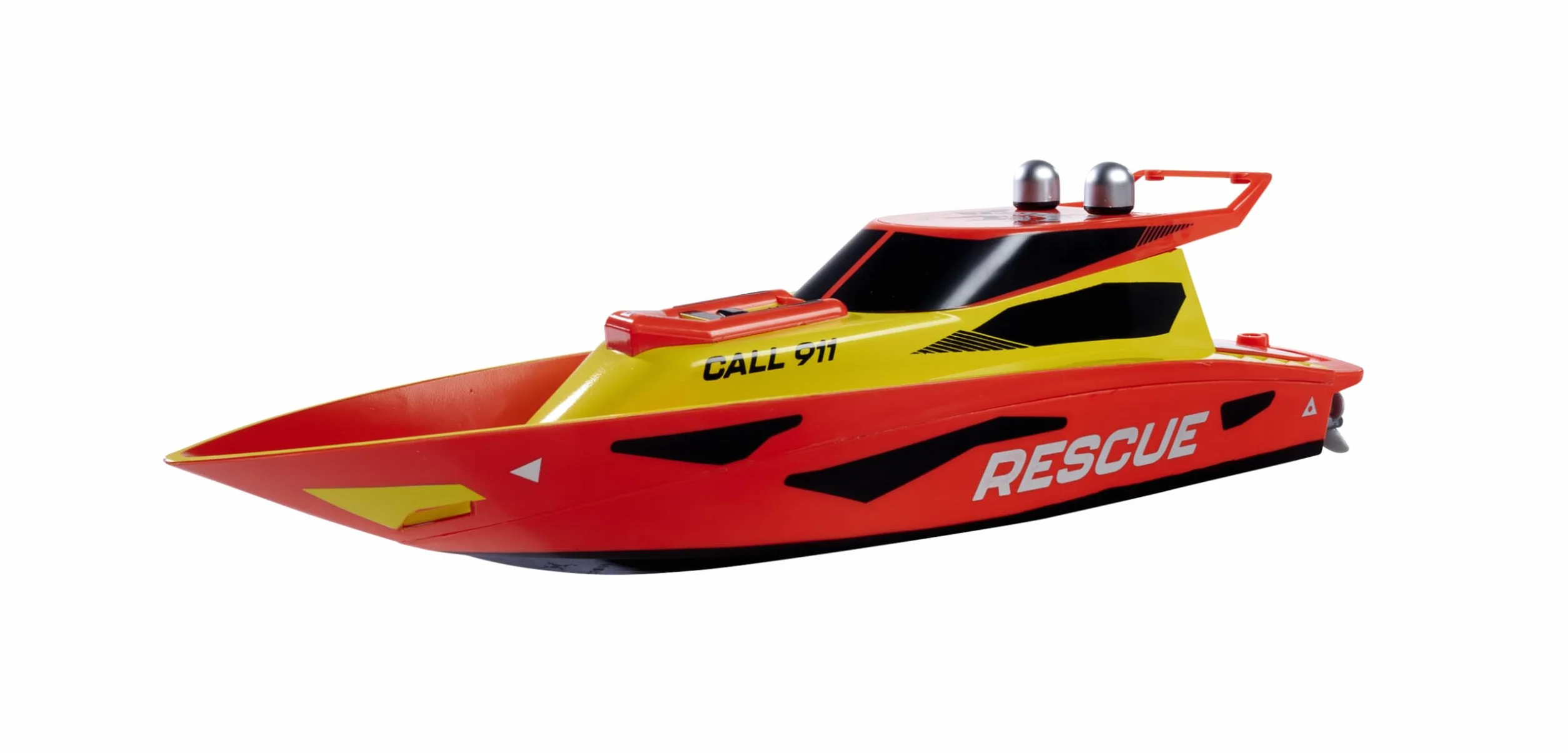 Carson 500108058 RC Rescue 2.4G 100% RTR - zdalnie sterowana łódź, łódź RC, zabawka zdalnie sterowana dla dzieci i dorosłych, pilot zdalnego sterowania