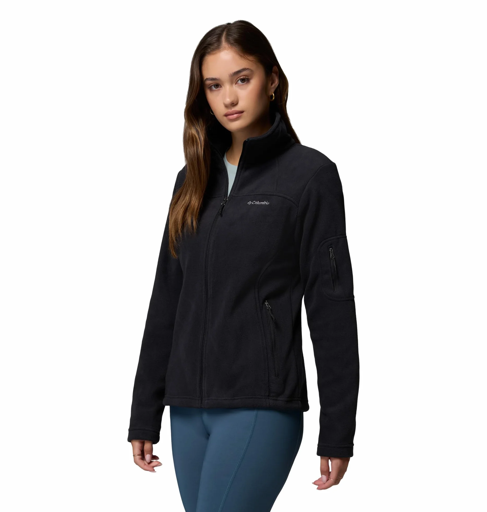 Columbia Fast Trek Jacket, Kurtka polarowa Kobiety, Black, XS