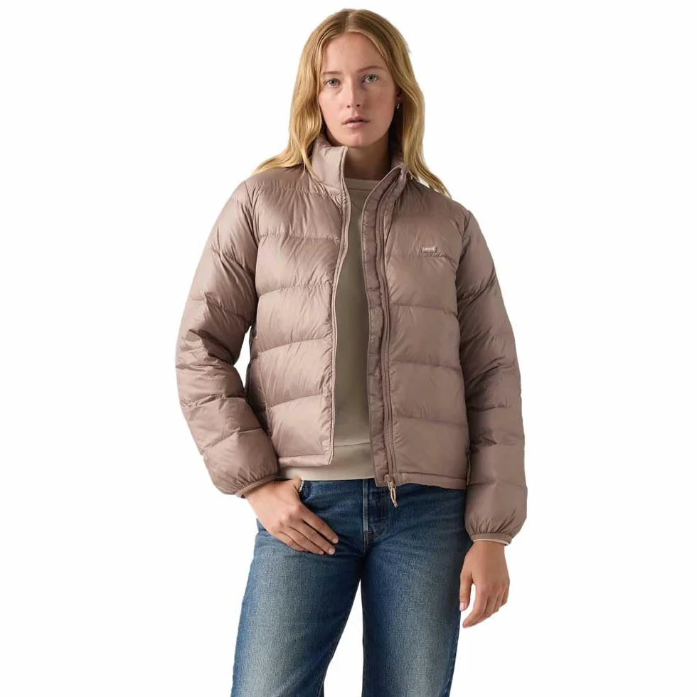 Levi's Polly Packable Dwn Jckt Taupe Gray, taupe Gray, M