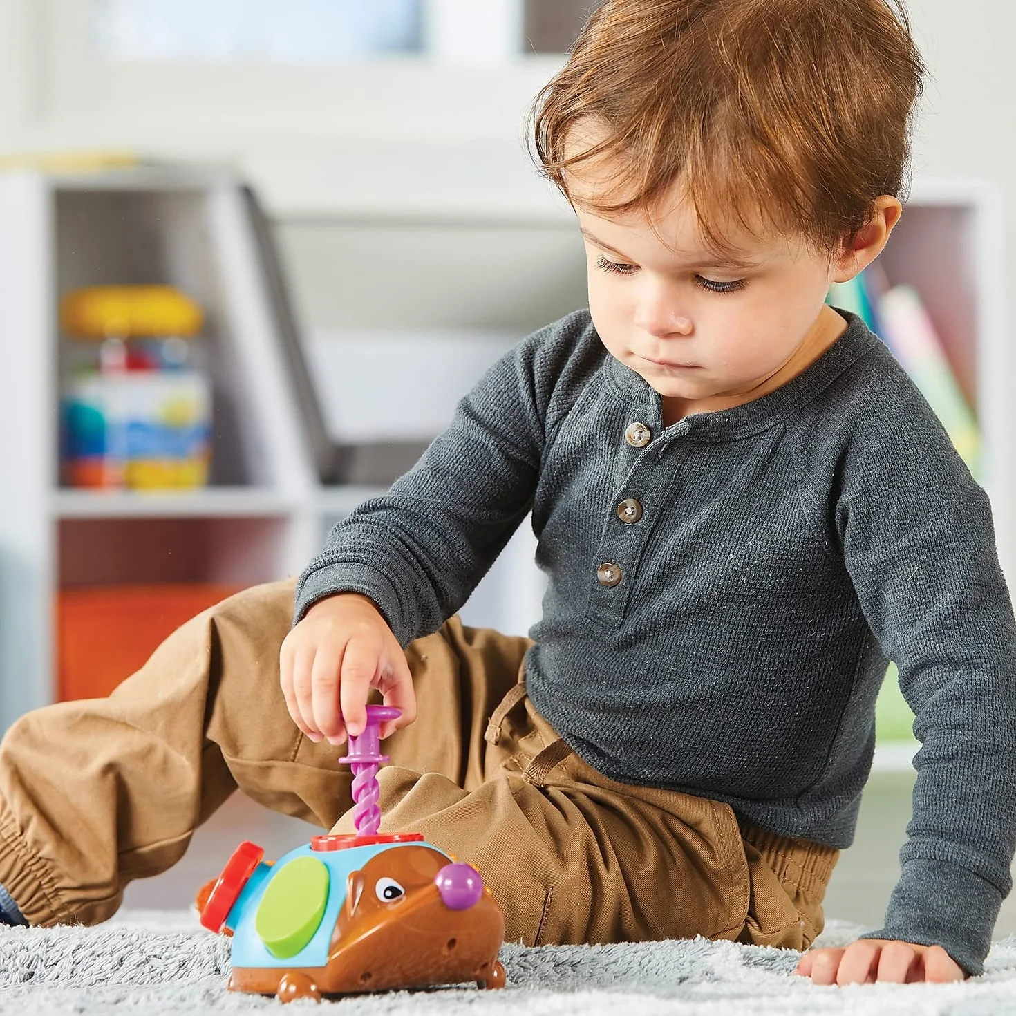 Learning Resources Spike The Fine motor Hedgehog Denerwować Przyjaciel Zabawka