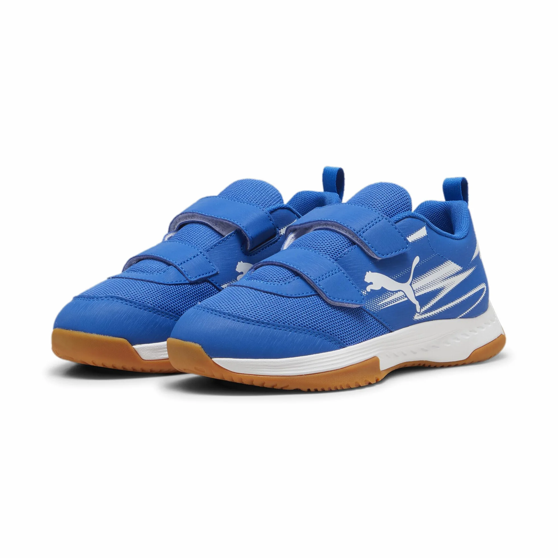 Puma Unisex Varion II V JrIndoor Court Shoes, Puma Team Royal PUMA biała guma, 35 EU