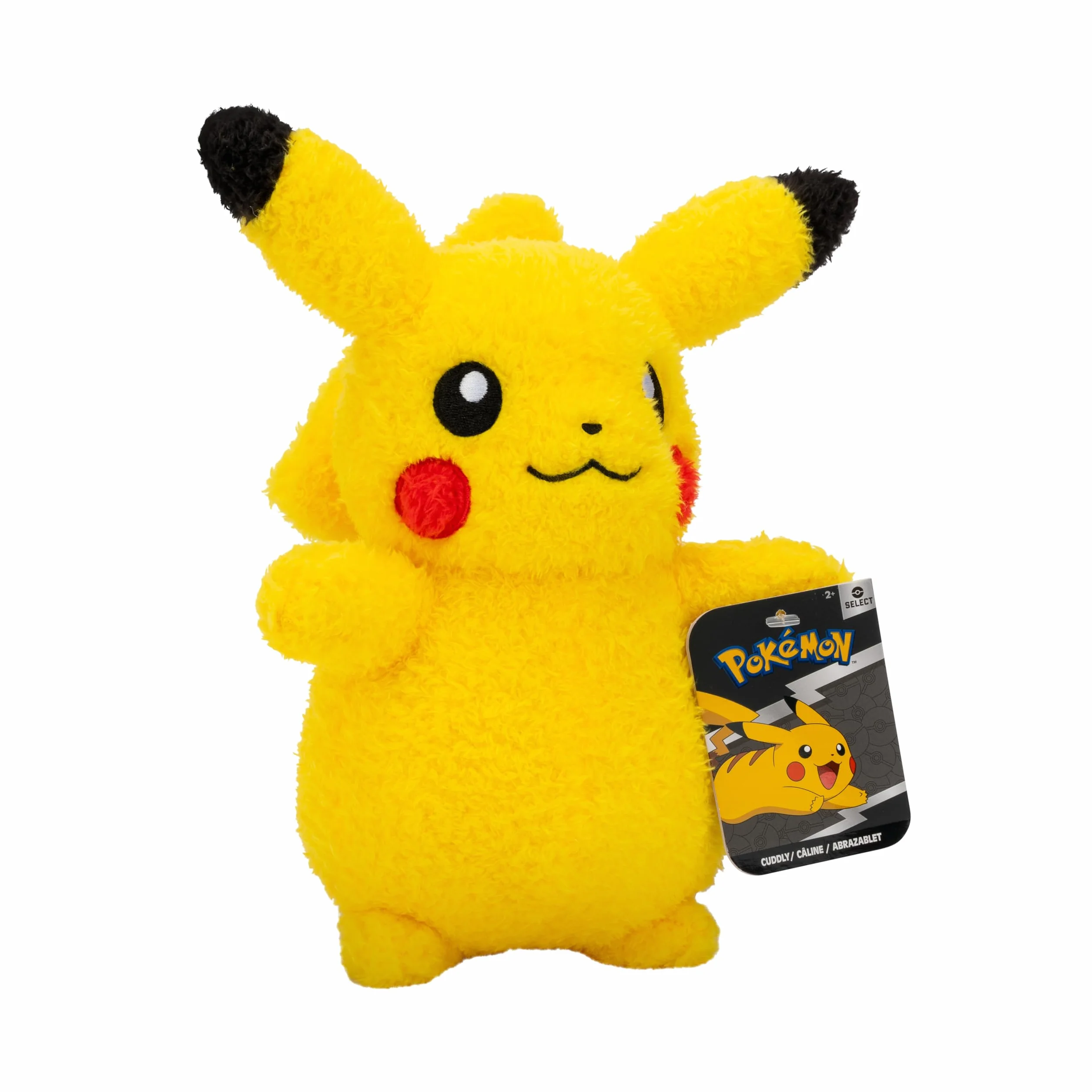 Pokémon Select Kanto 20 cm Cuddly Pikachu Plush - Yellow - Official Pokemon stuffed toy for children 2+.