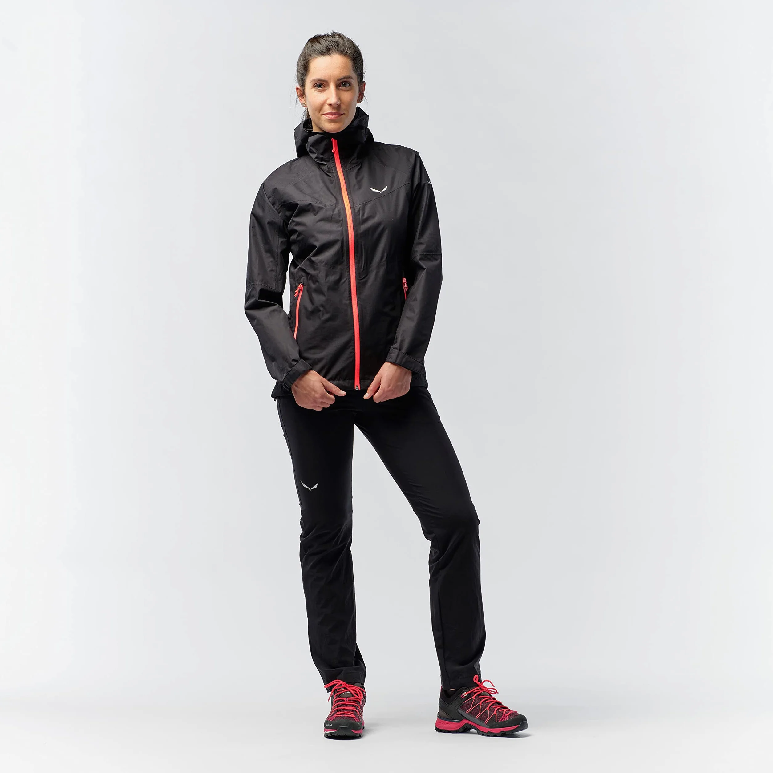 Salewa Puez Aqua 3 PTX damska kurtka hardshell, zielony (liście), rozmiar 4XL Black Out/6080 40/34