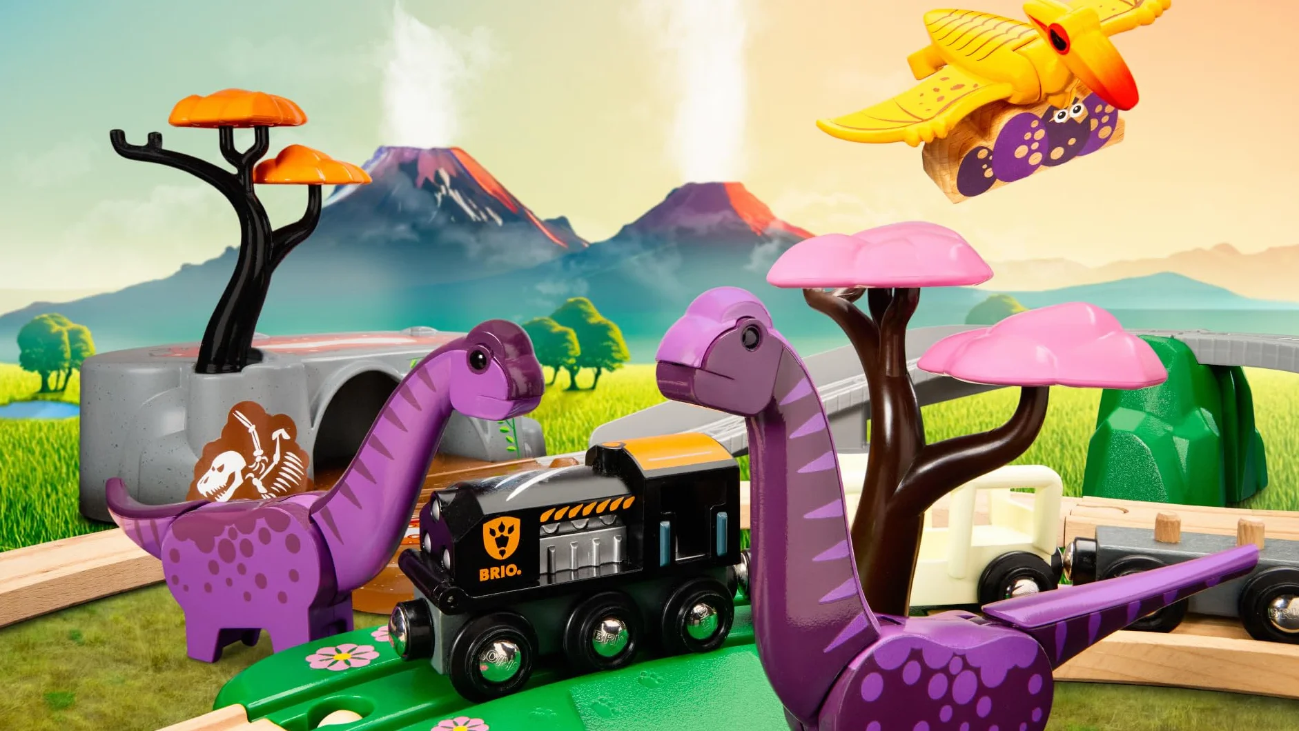 BRIO World - Dinosaurier Abenteuer-Set