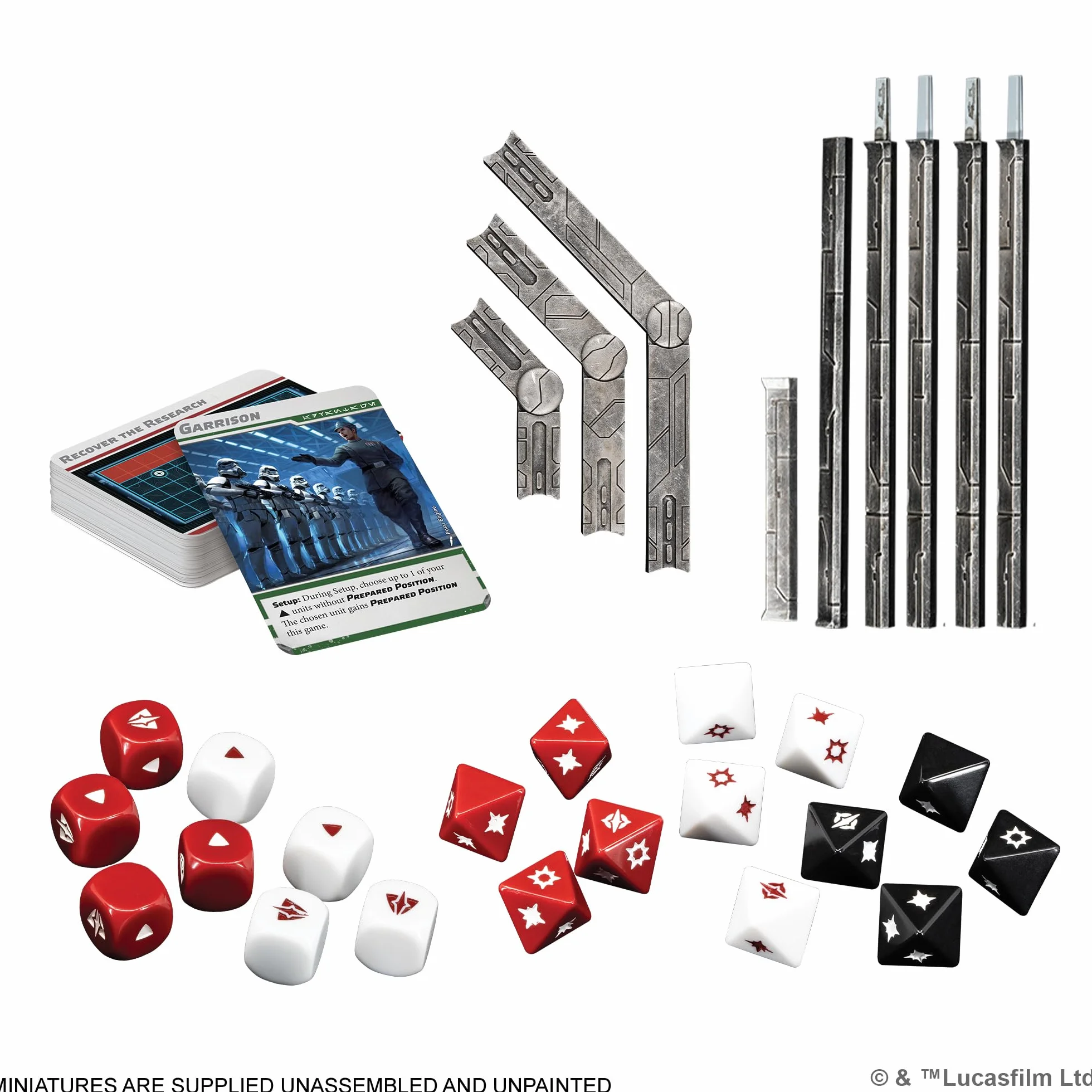 Star Wars: Legion Galactic Empire Starter Set Atomic Mass Games gra planszowa 2 graczy 14+ lat 120-180 minut niemiecki wielojęzyczny