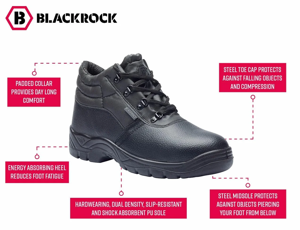Blackrock Uniseks Sf02Obuwie ochronne