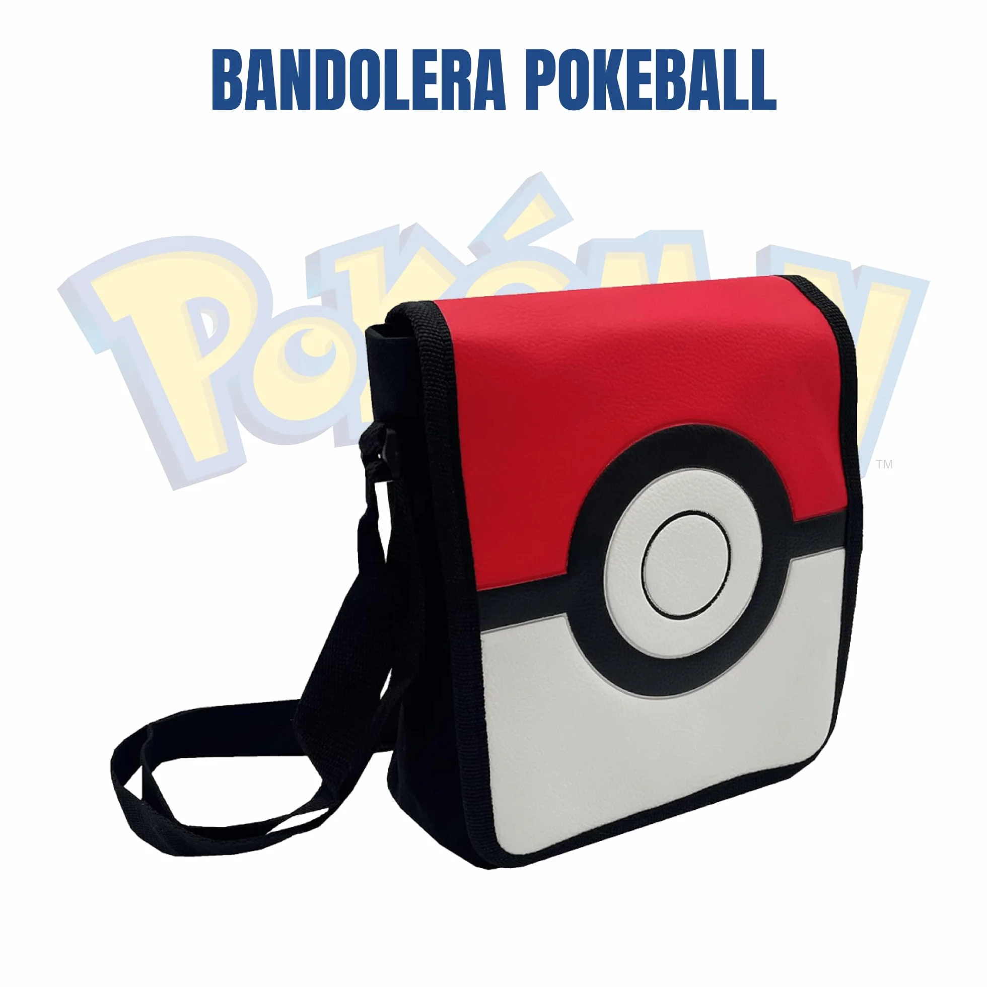 CYPBRANDS Pokemon Torba na ramię Pokeball, 20 x 6 x 16 cm