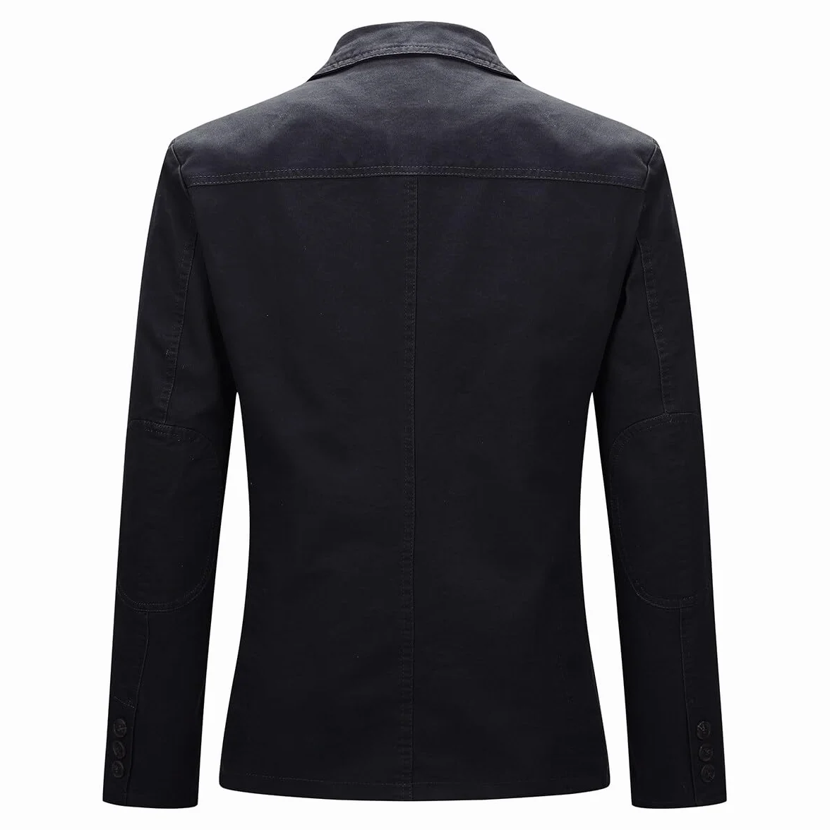 Męska kurtka o luźnym kroju slim fit z długim rękawem bawełna prane kombinezony o luźnym kroju 3 guziki marynarka kurtki