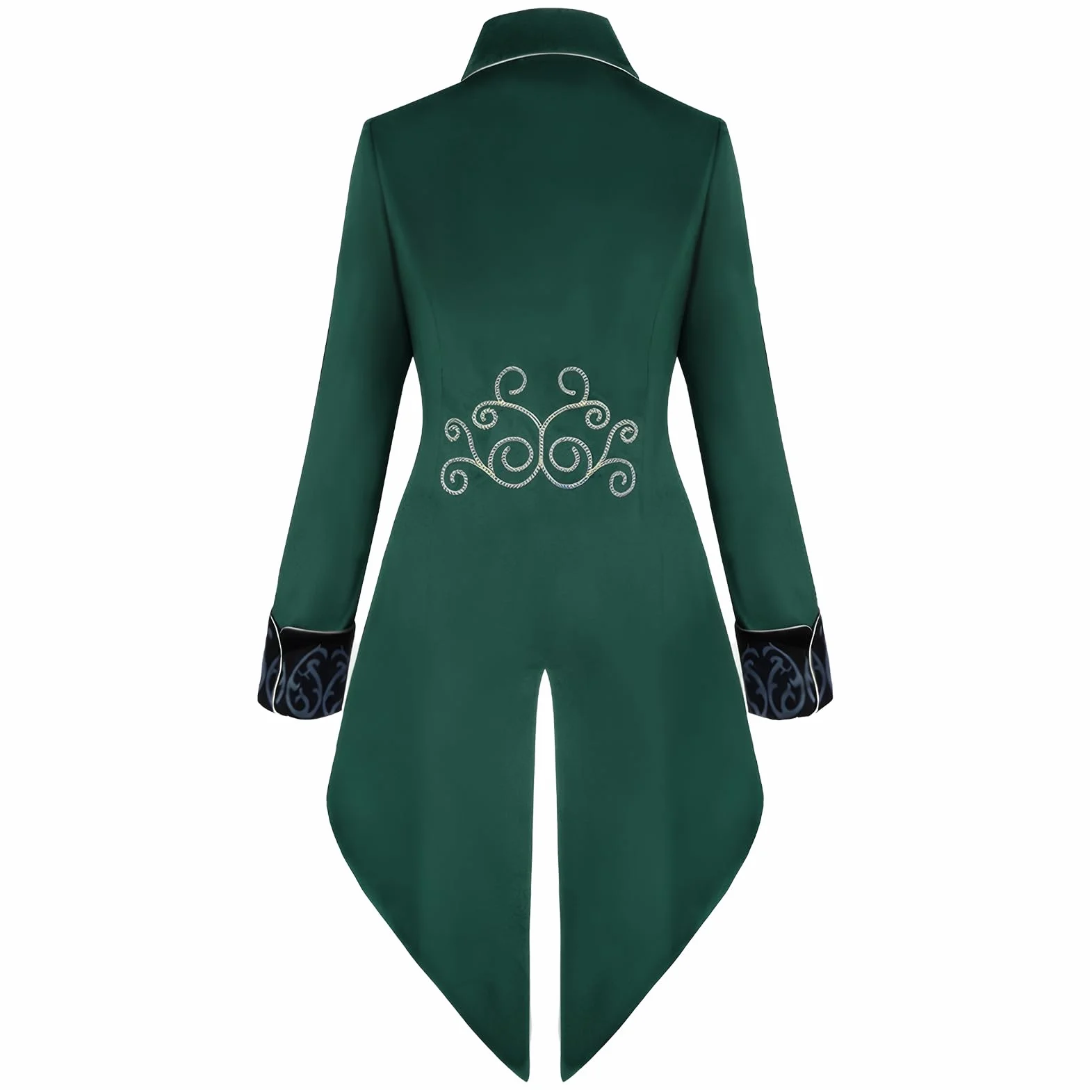 Męska kurtka w stylu steampunk w stylu vintage, gotycki frak, płaszcz, kostium karnawałowy, średniowieczna odzież męska, kostium na Halloween